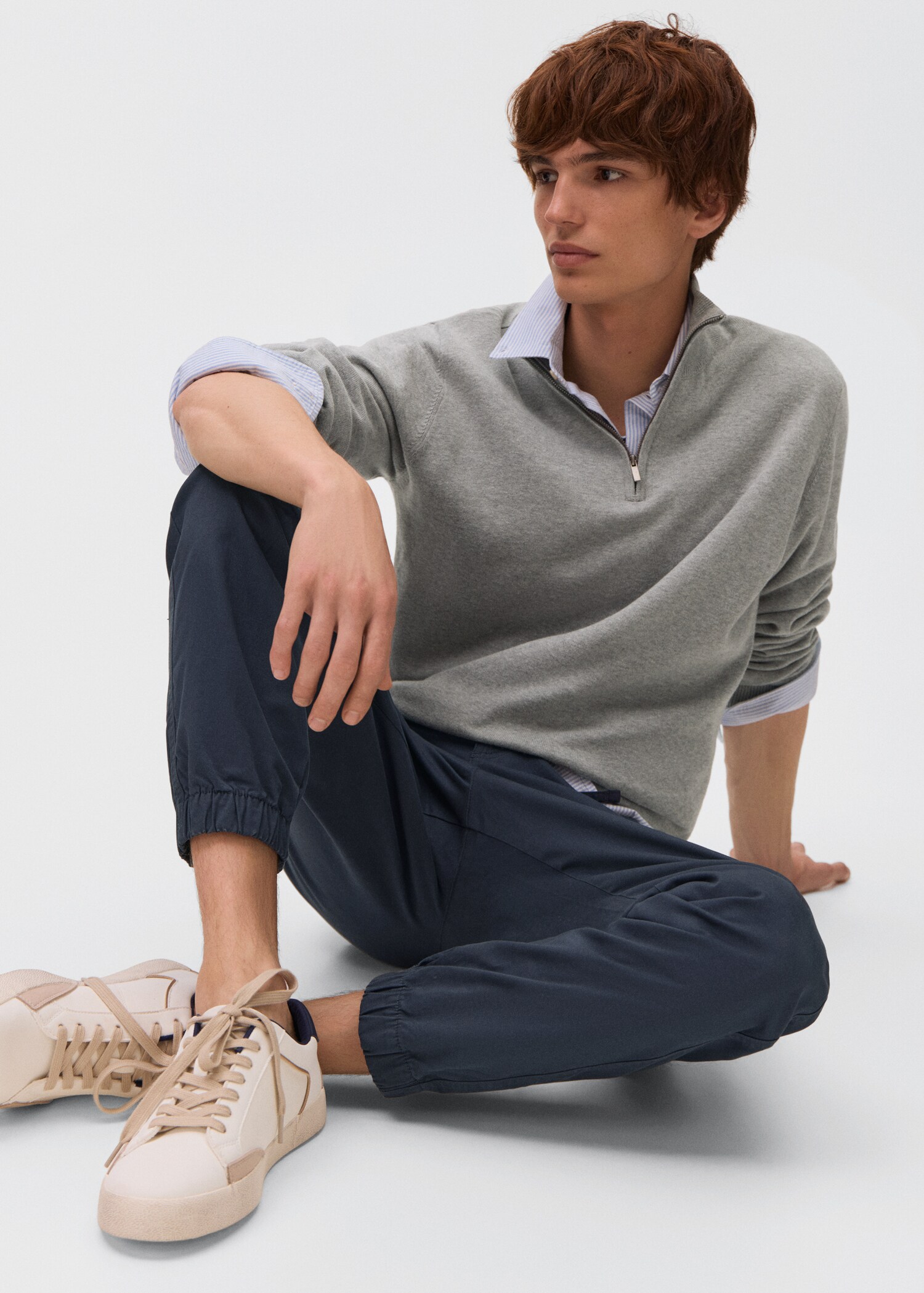 Drawstring jogger trousers - Details of the article 2