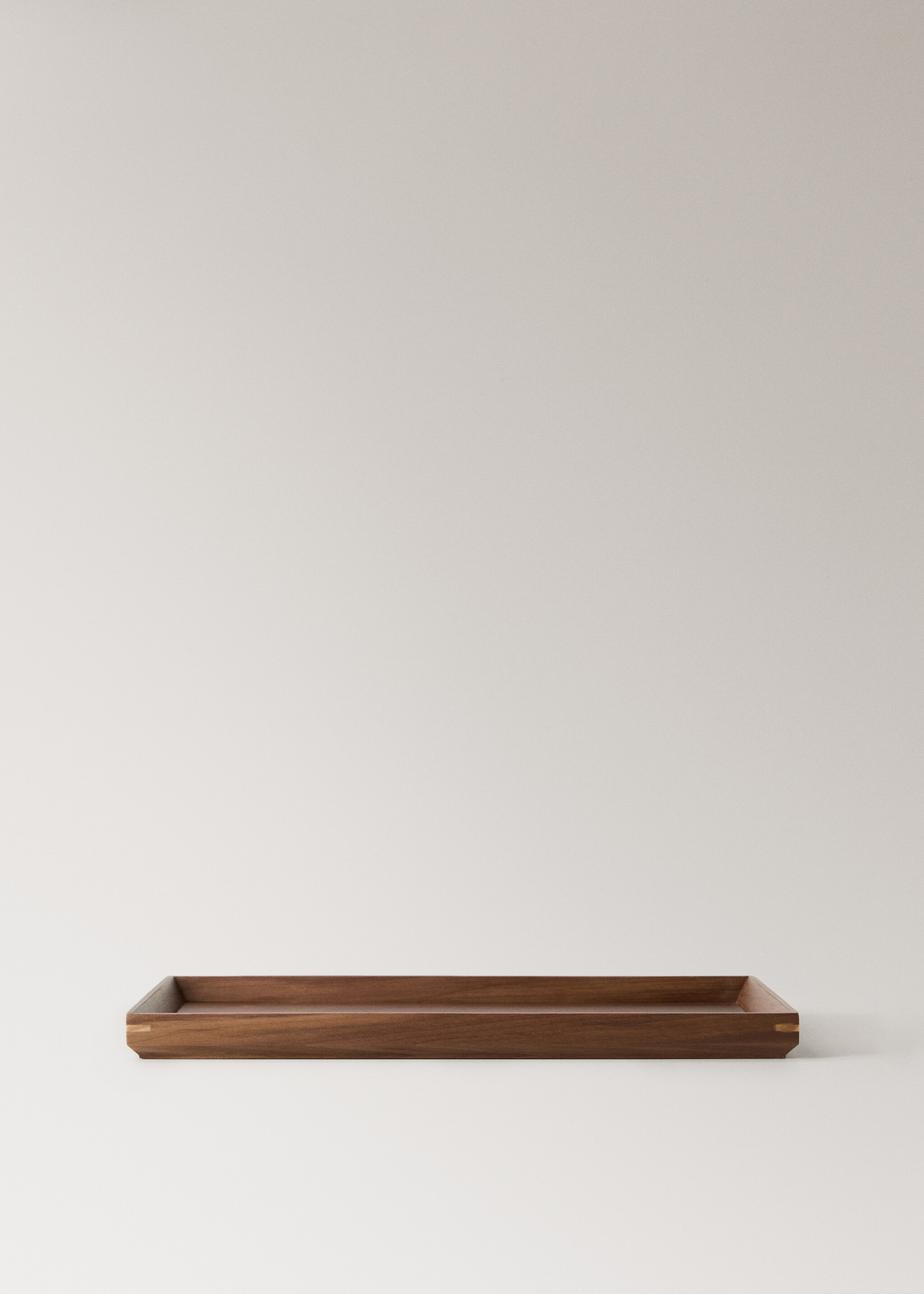 Medium solid wood decorative tray - Article without model, Brown. Ref: 17002930-00.