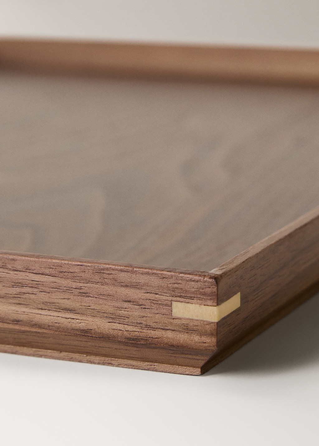 Large solid wood decorative tray