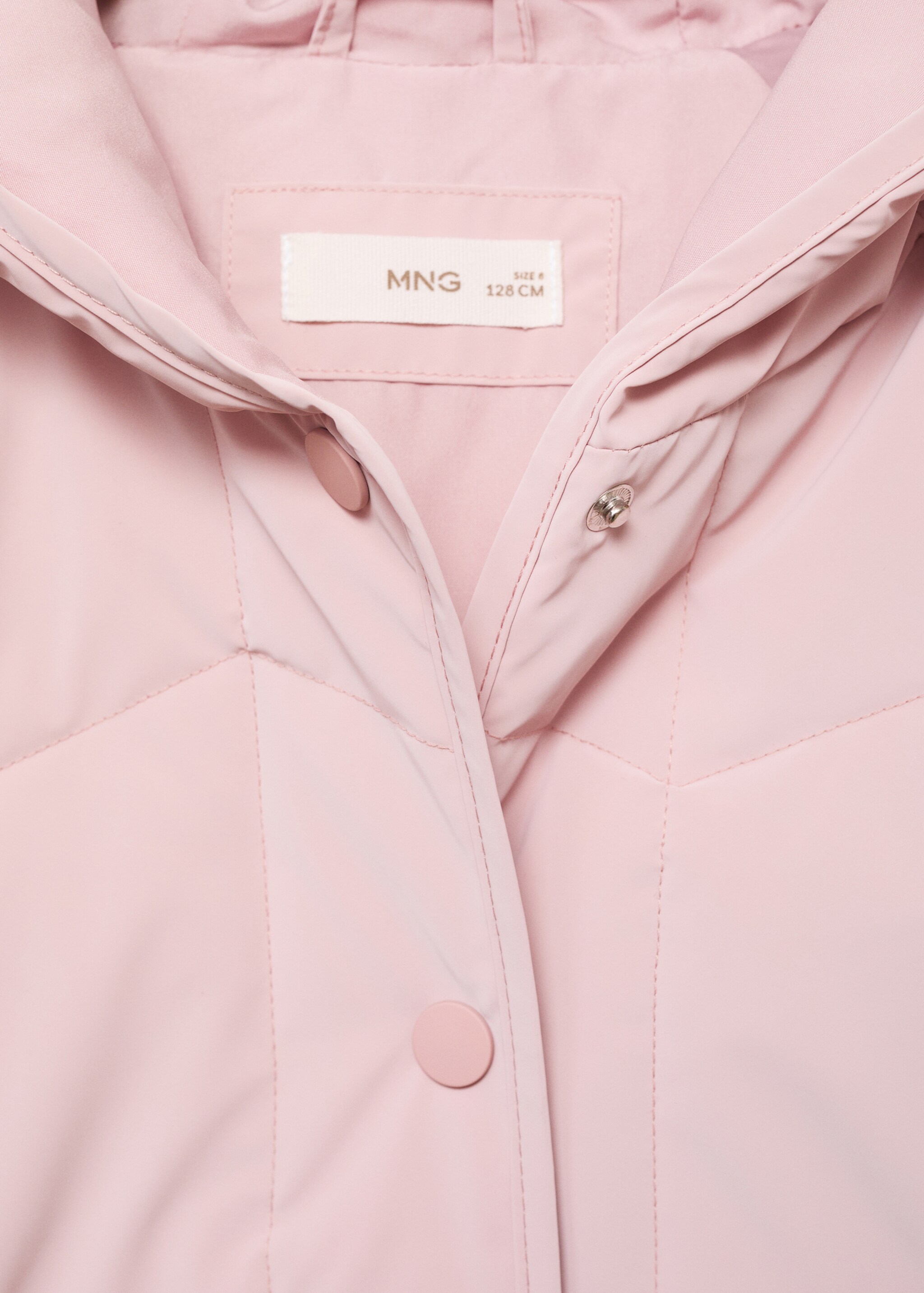 Hood quilted coat - Details of the article 8