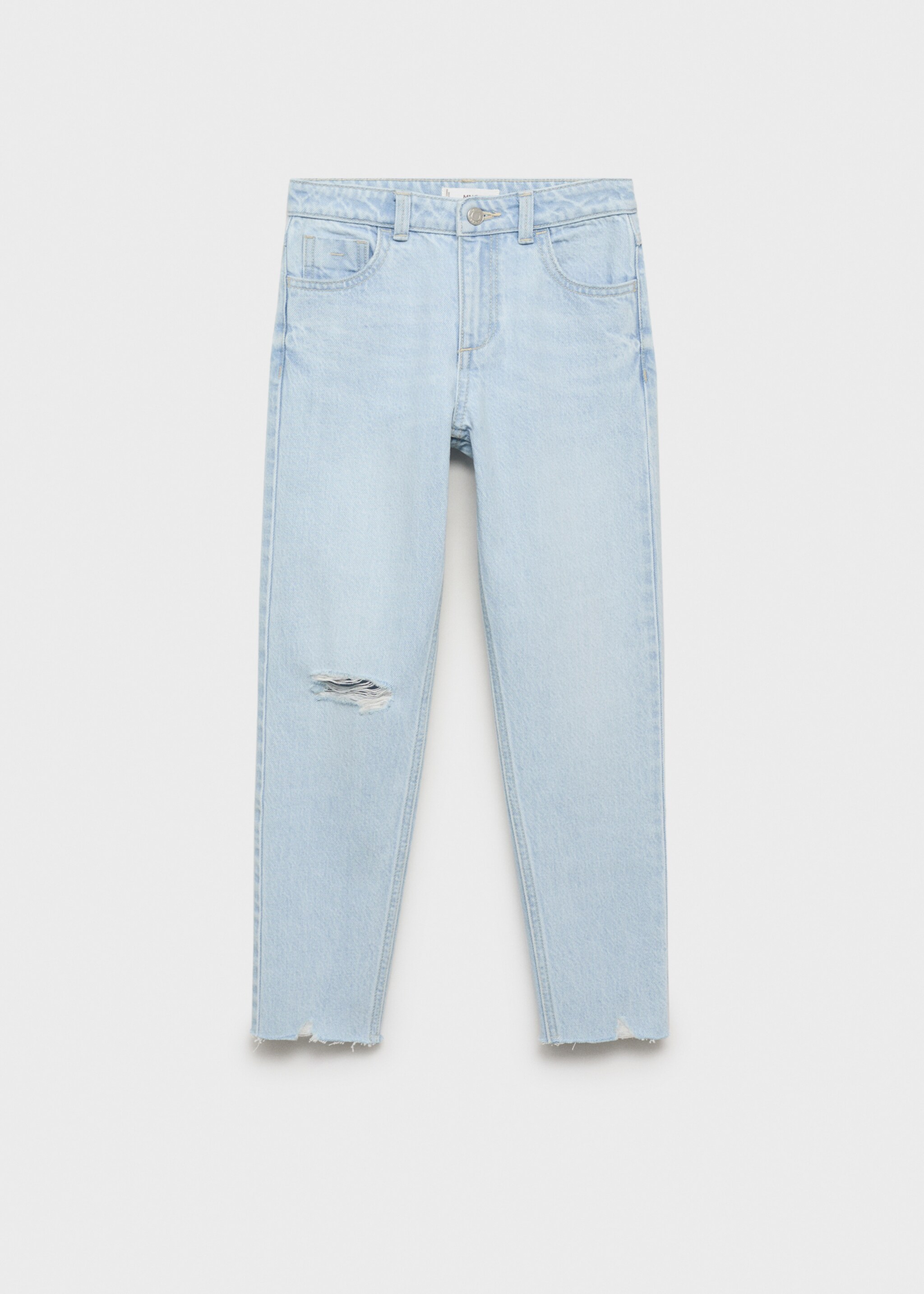 Jeans mom fit rotos decorativos - Artículo sin modelo