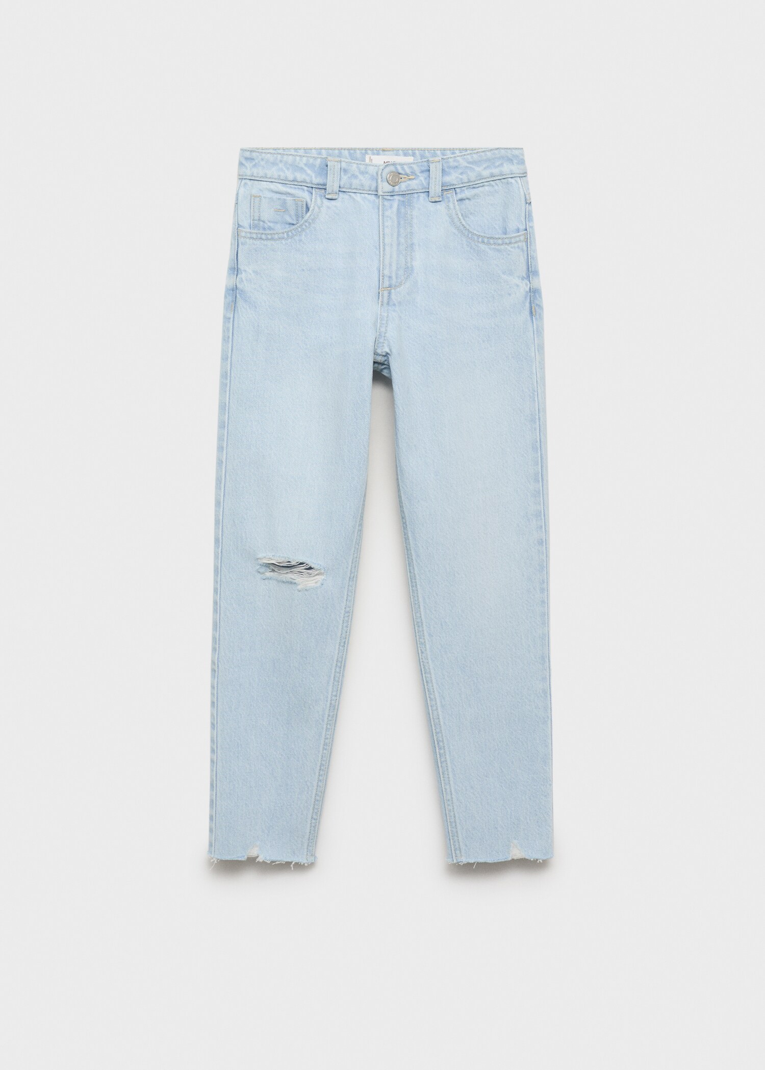Jeans mom fit rotos decorativos - Artículo sin modelo