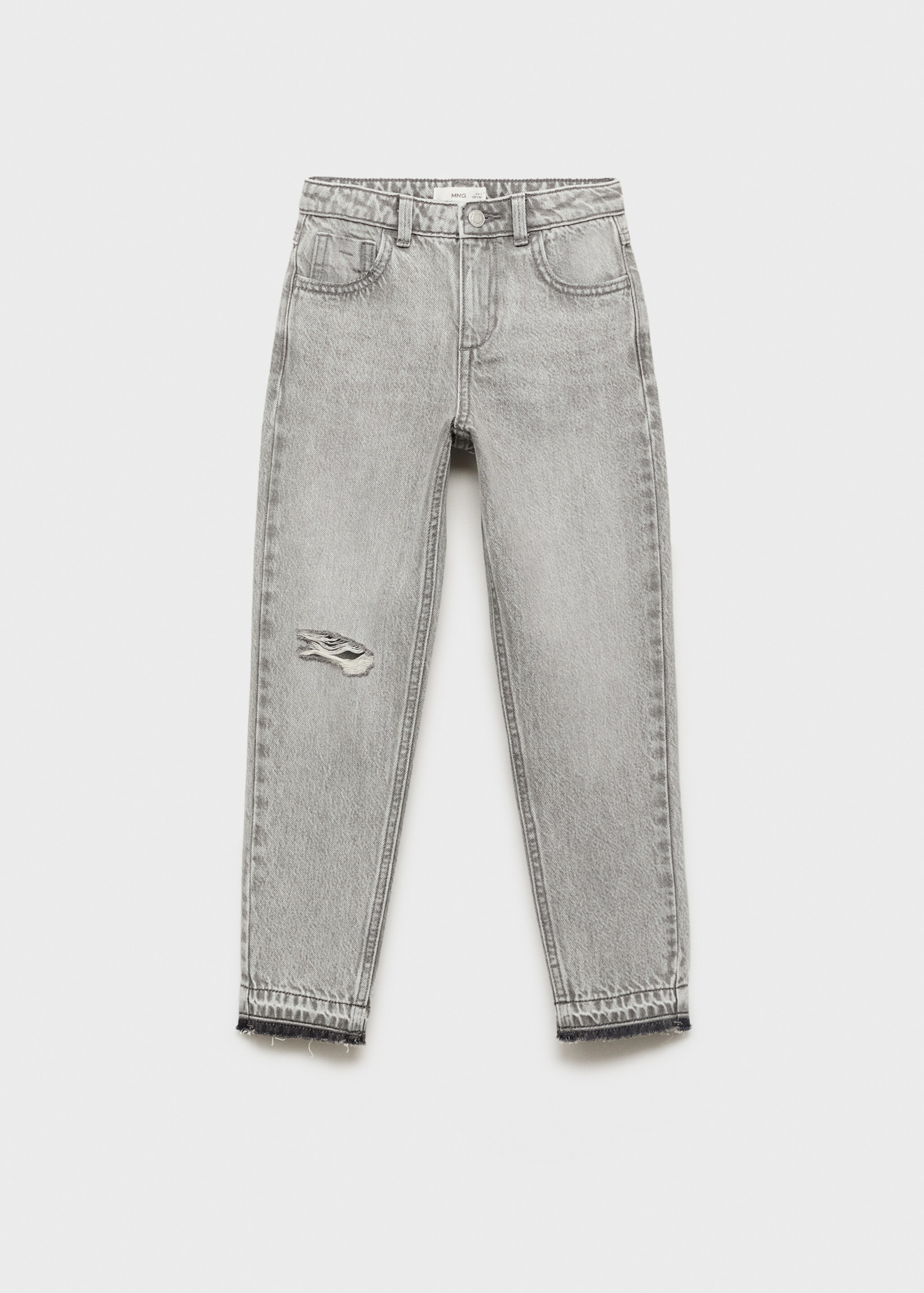 Jeans mom fit rotos decorativos - Artículo sin modelo