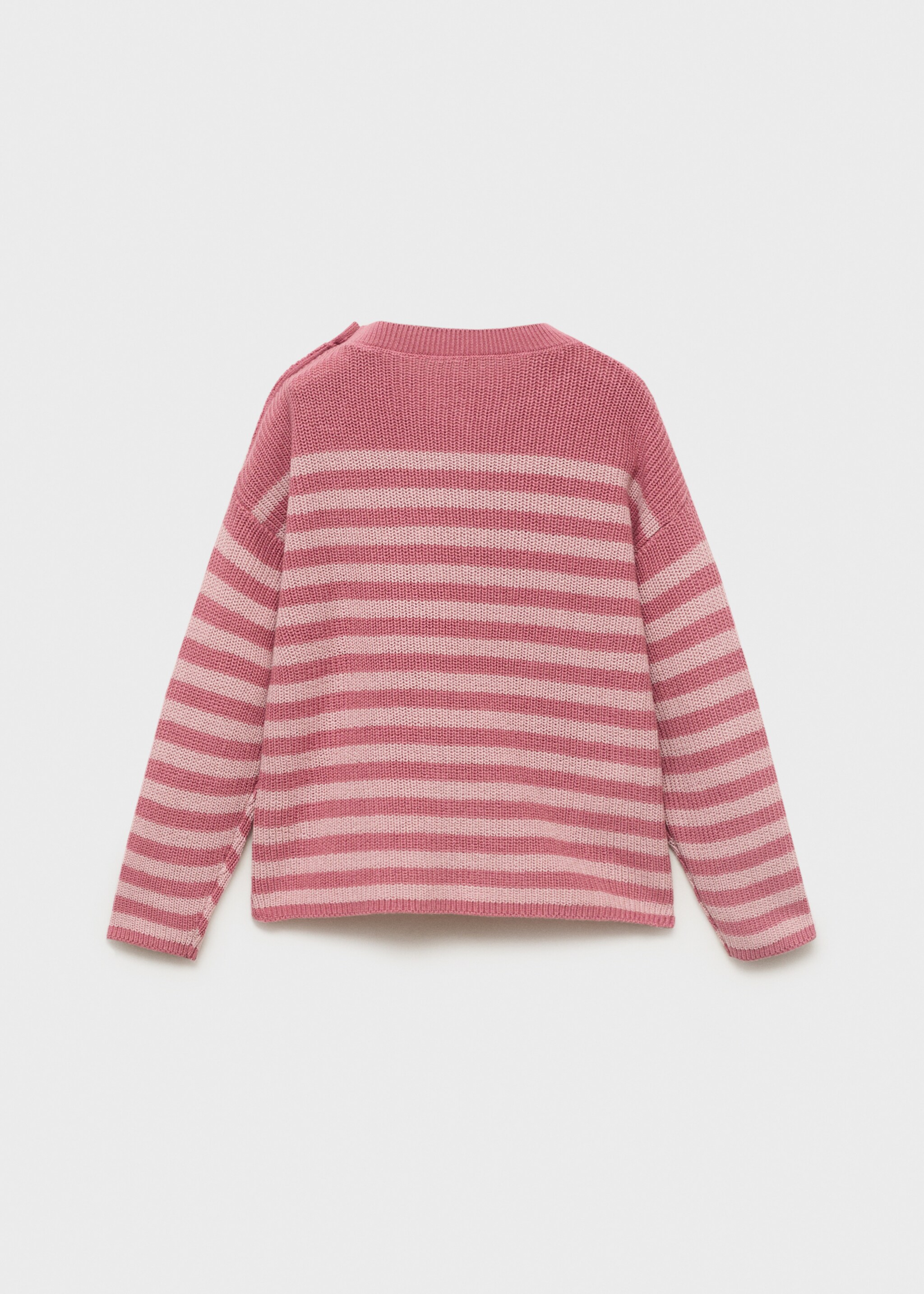 Pull-over maille détail boutons - Verso de l’article