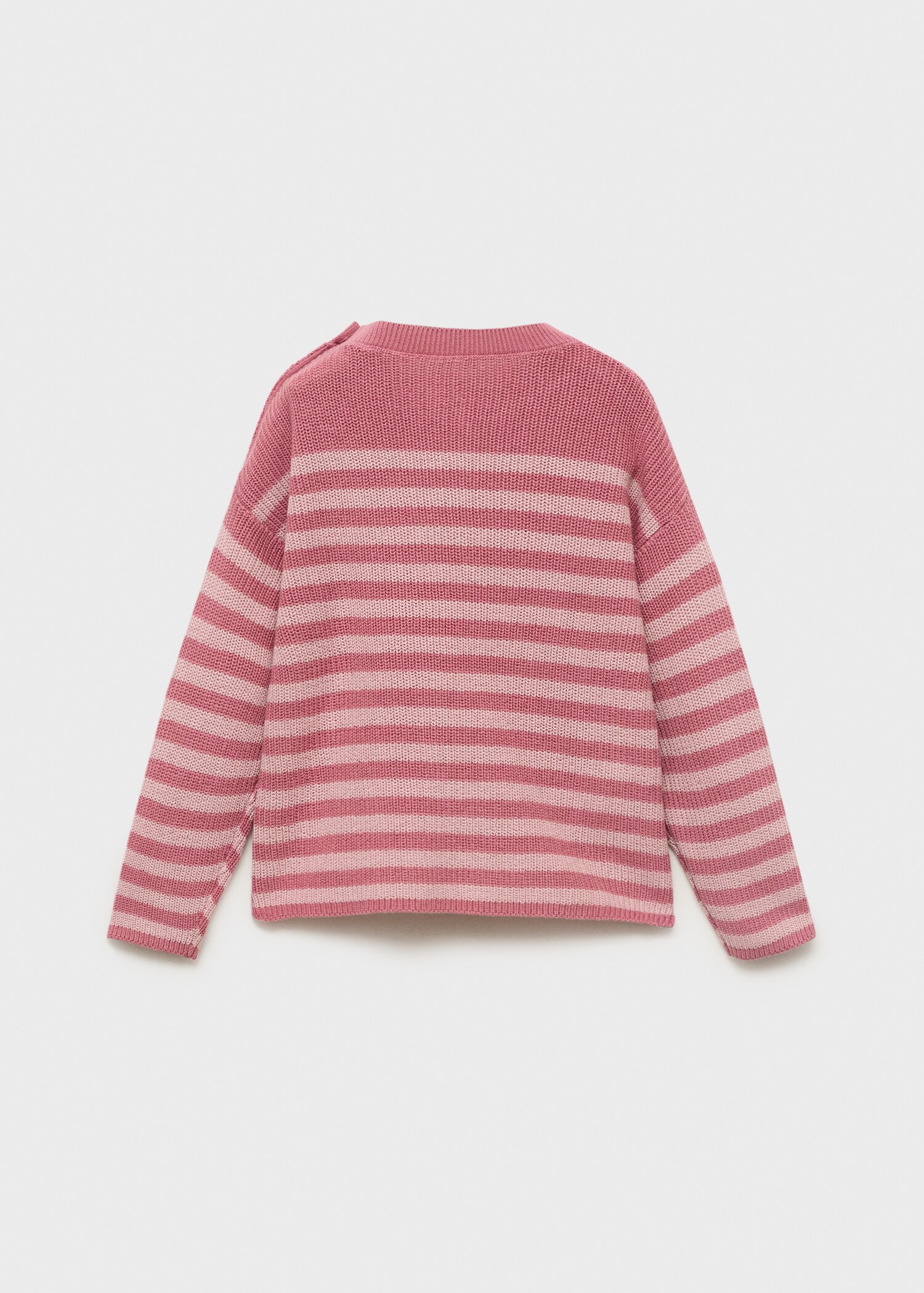 Pull-over maille détail boutons - Verso de l’article