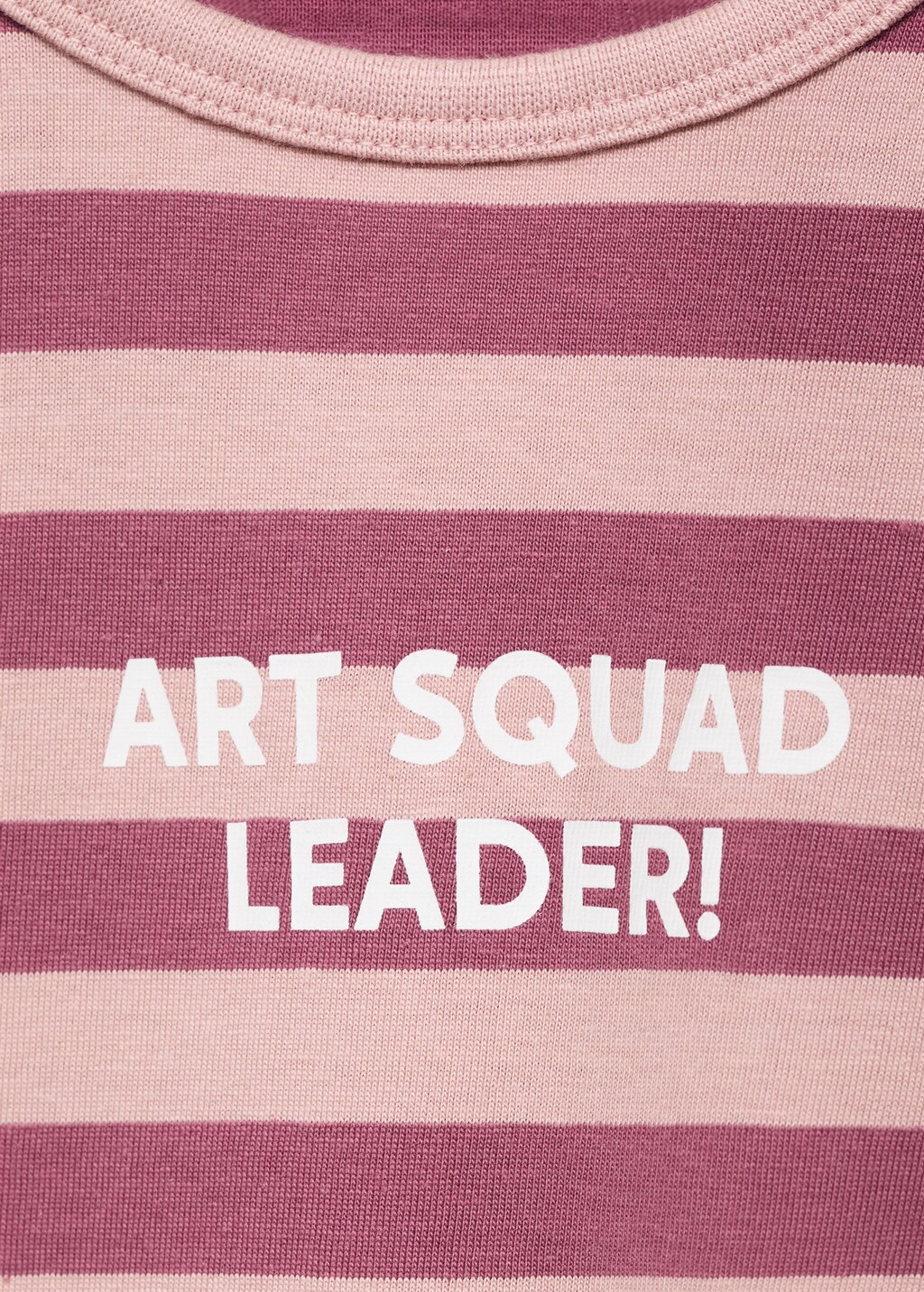 Printed striped T-shirt