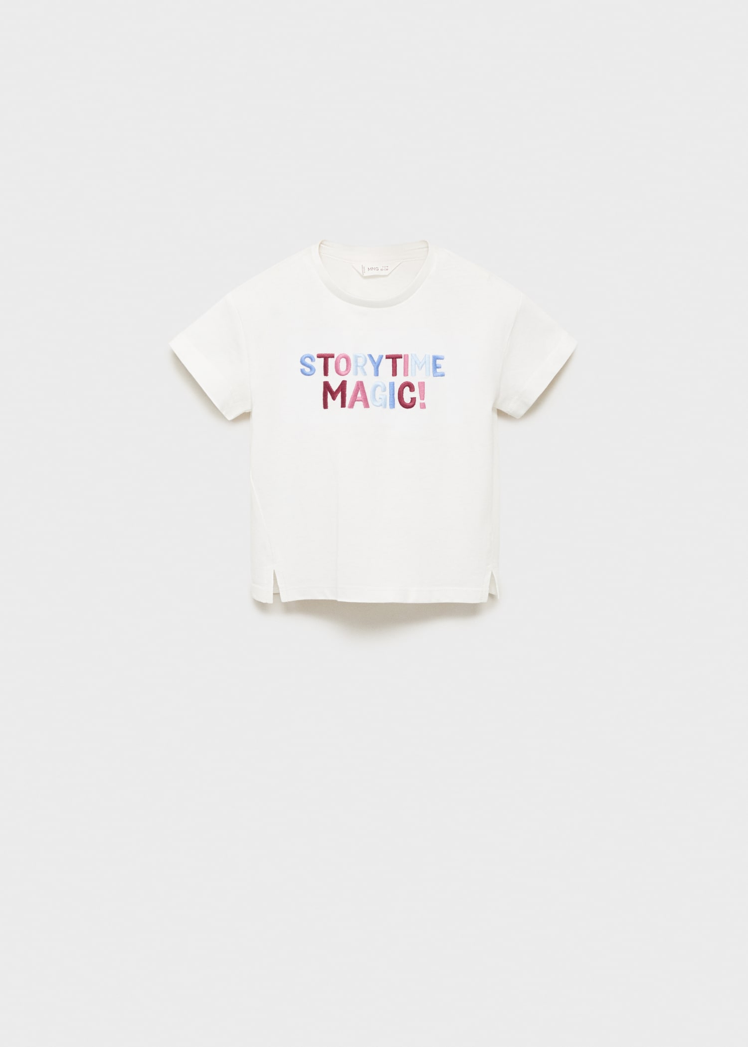 Embroidered cotton T-shirt - Article without model