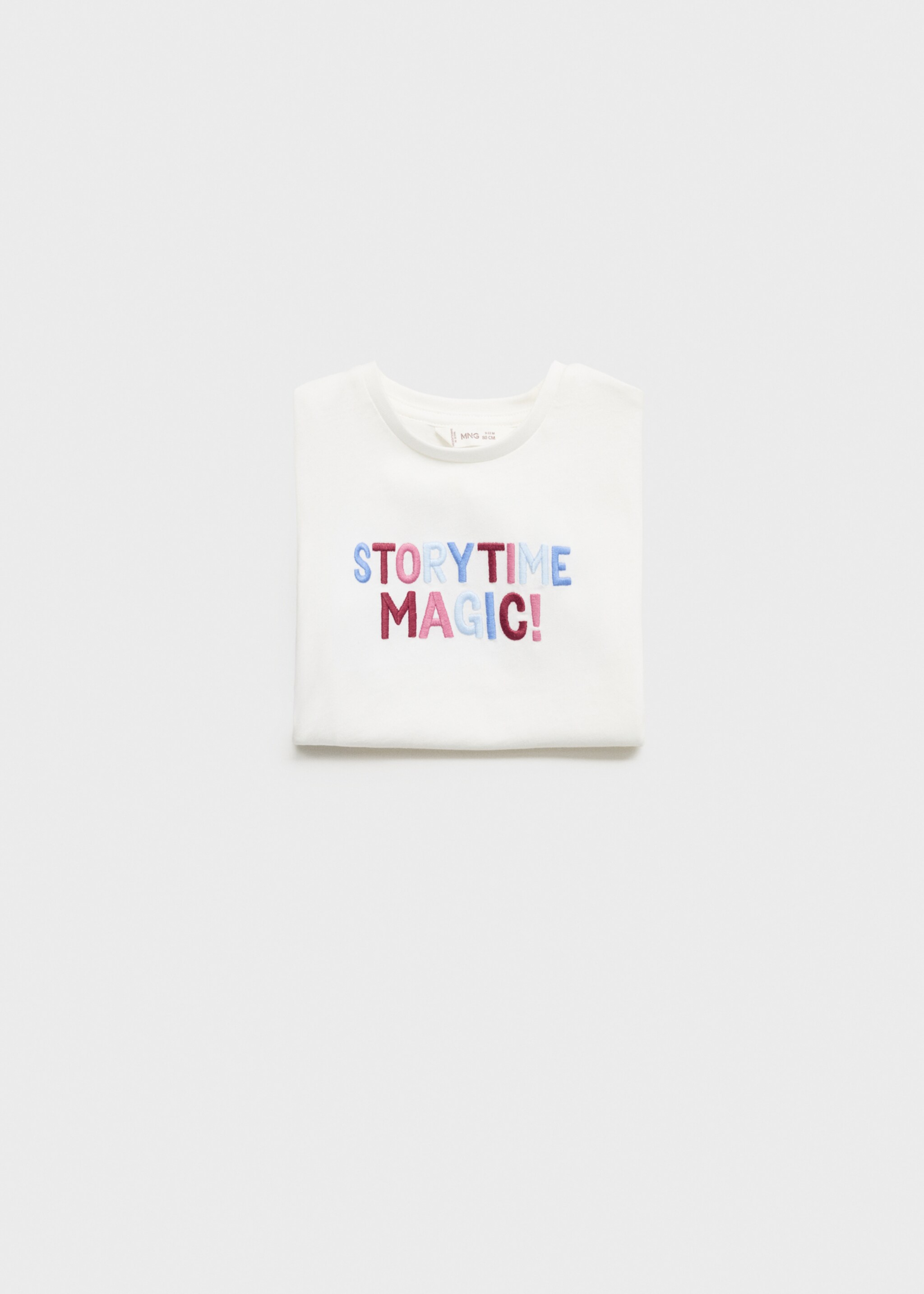 Embroidered cotton T-shirt - Details of the article 8