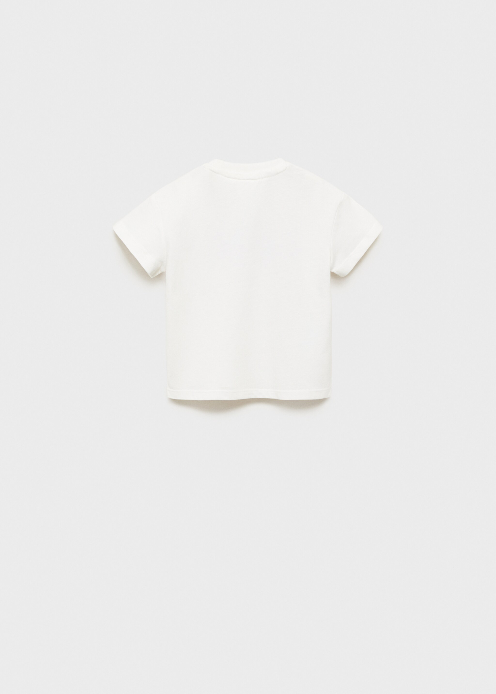 Embroidered cotton T-shirt - Reverse of the article