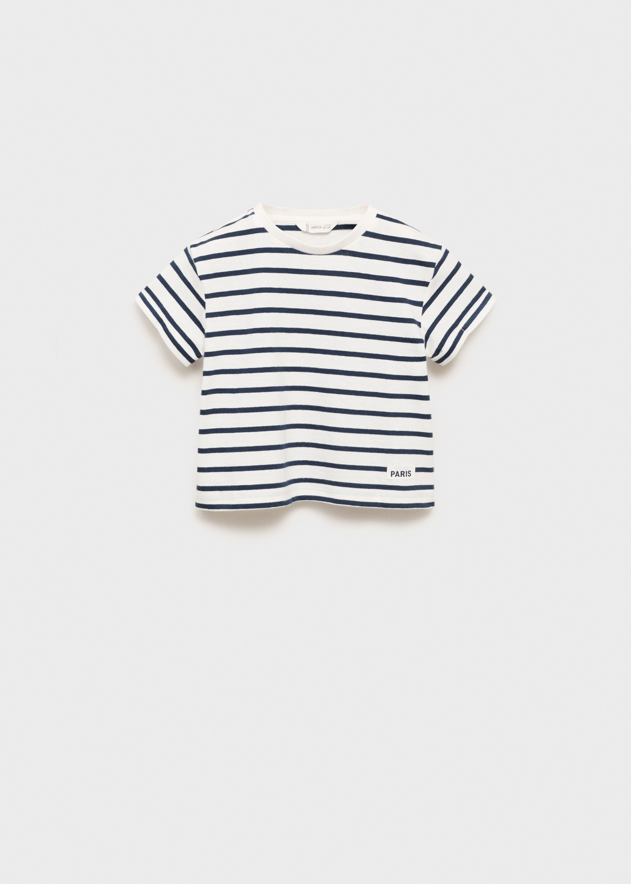 Patch striped t-shirt - Article without model