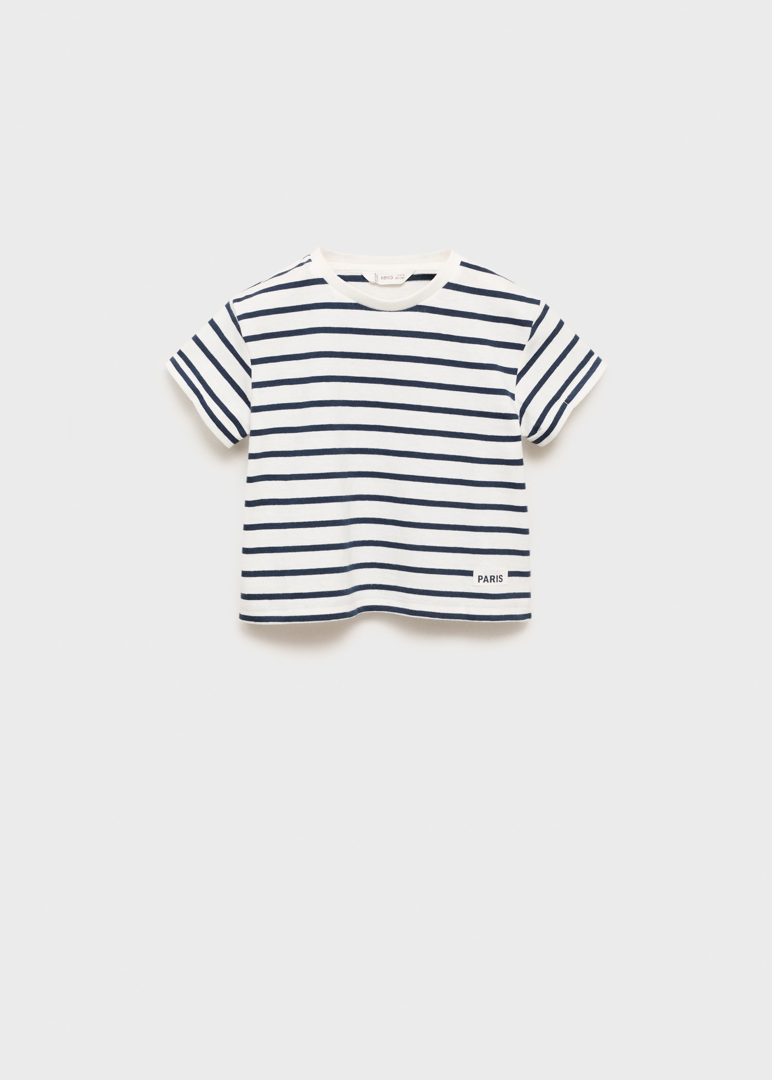 Patch striped t-shirt - Article without model