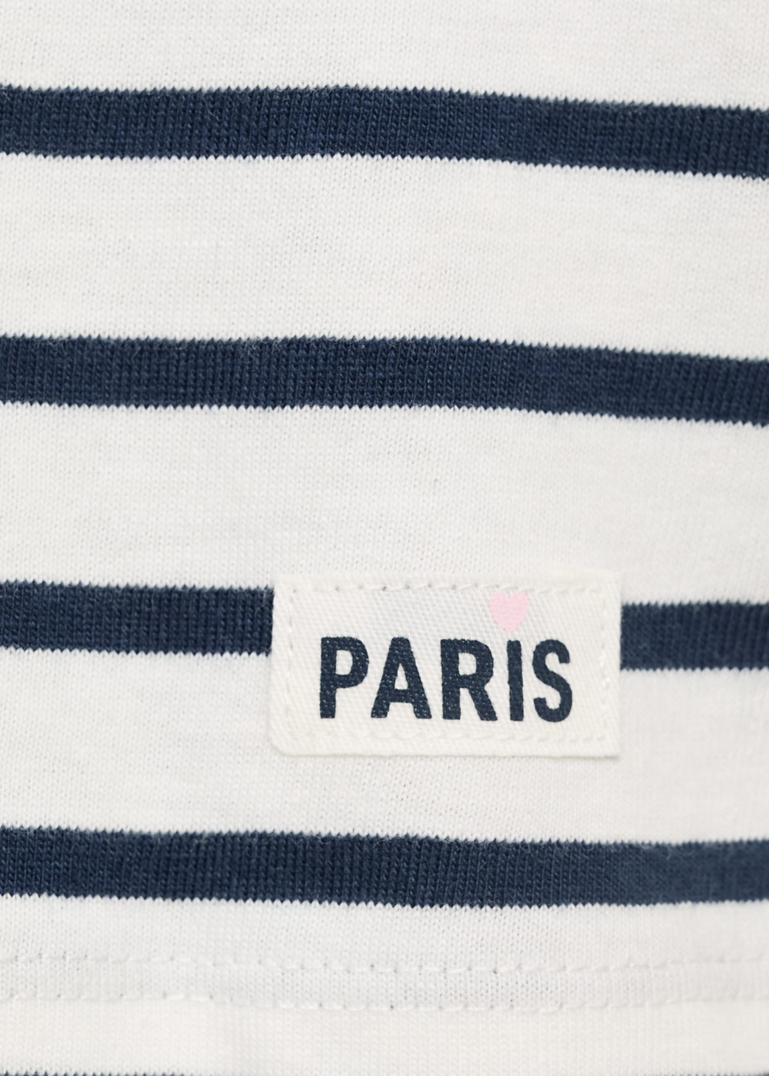 Patch striped t-shirt - Details of the article 0