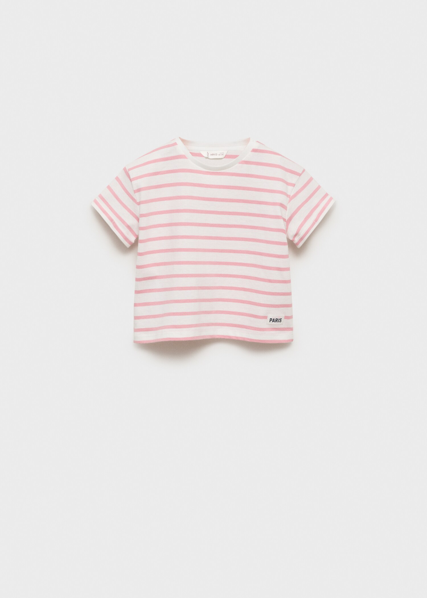 Patch striped t-shirt - Article without model