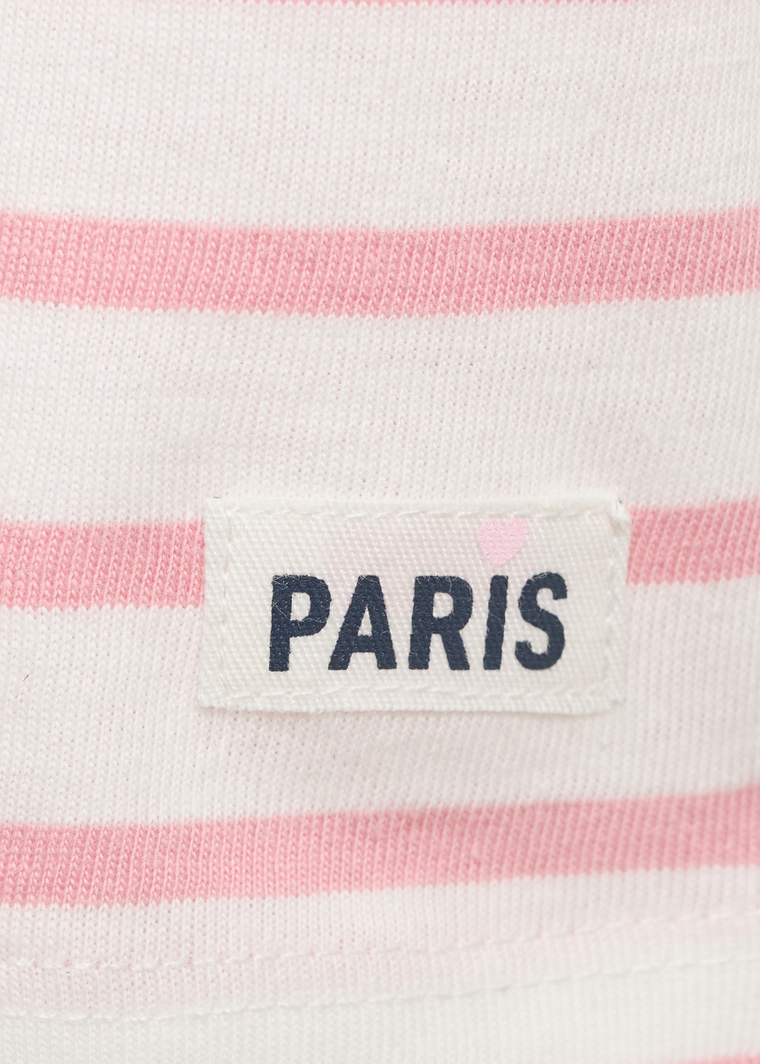 Patch striped t-shirt - Details of the article 0