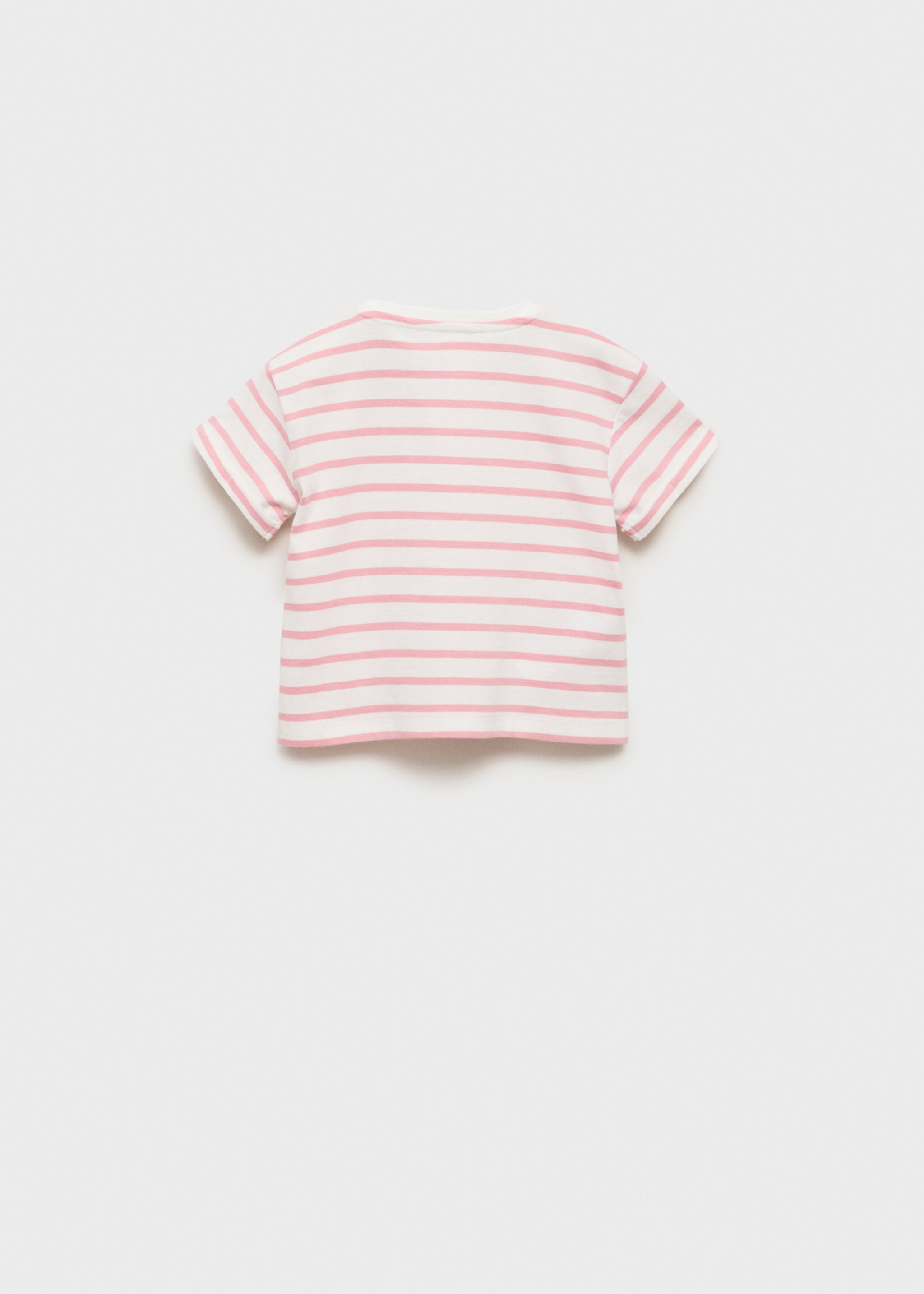 Patch striped t-shirt - Reverse of the article