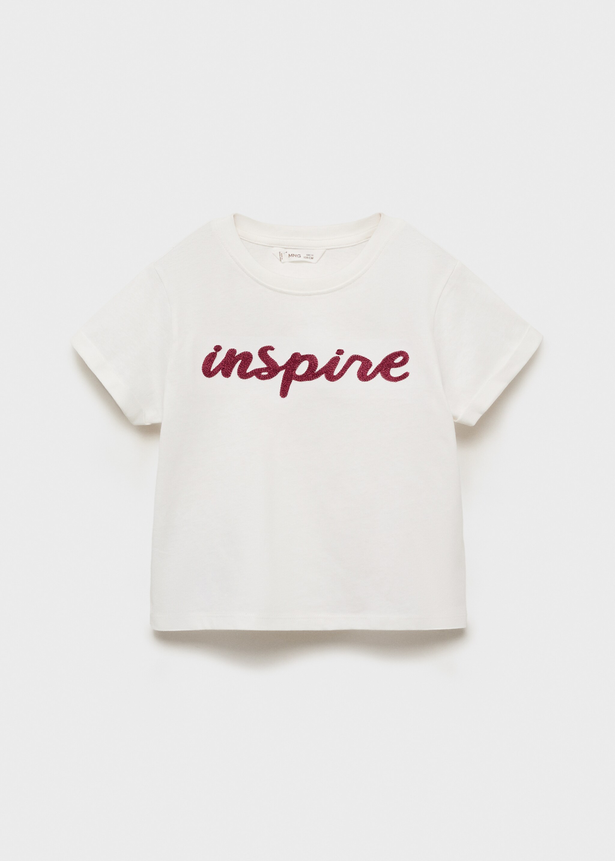 Embroidered cotton T-shirt - Article without model