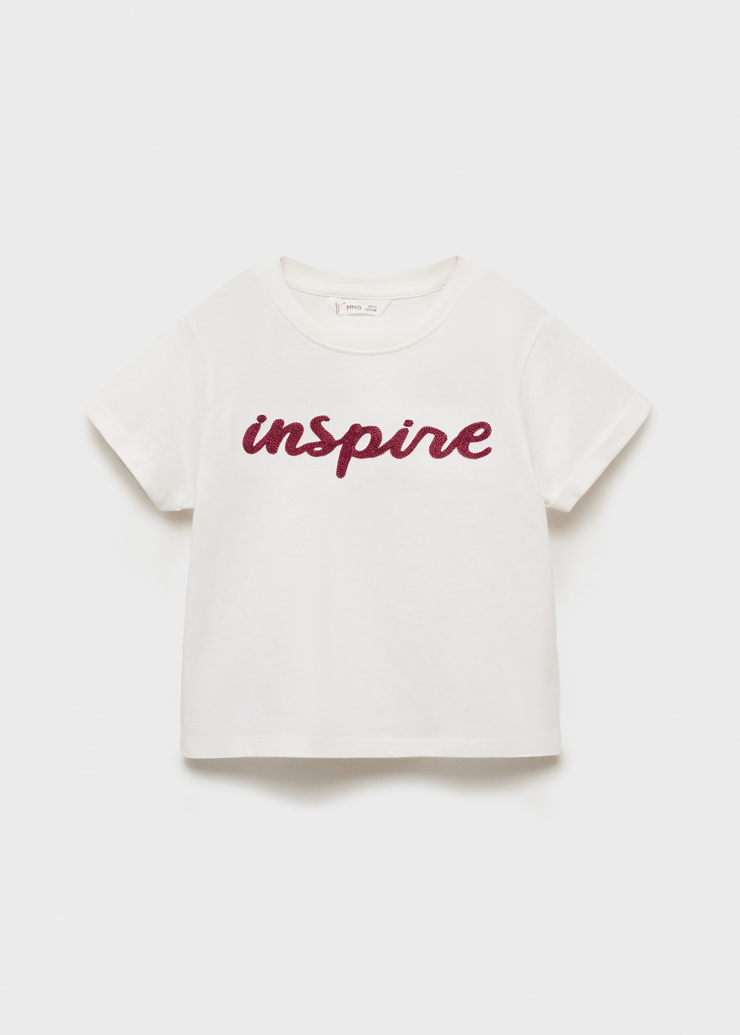 Embroidered cotton T-shirt - Article without model