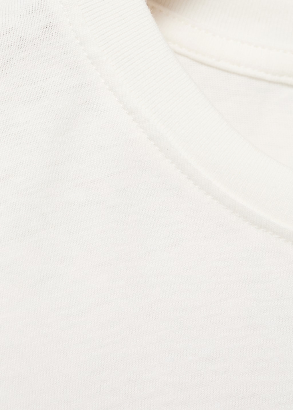 Embroidered cotton T-shirt