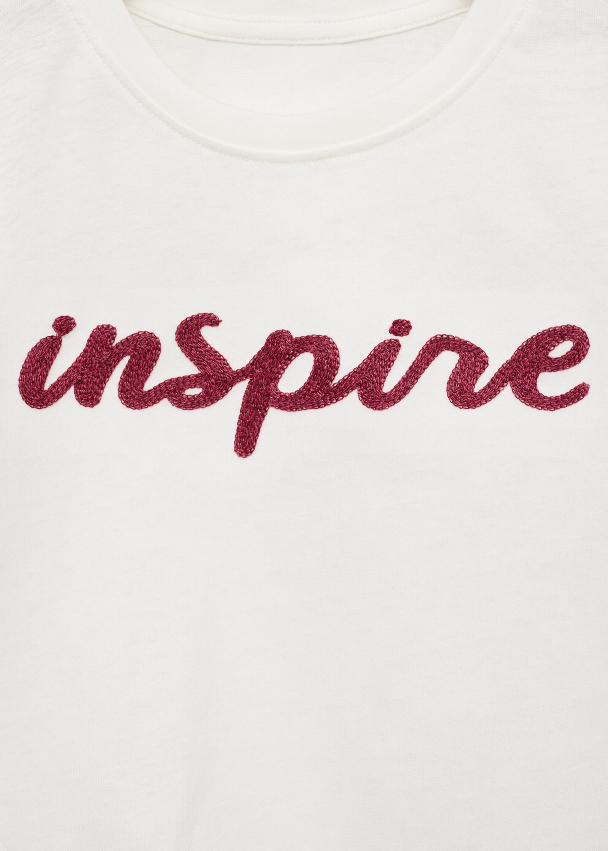 Embroidered cotton T-shirt - Details of the article 8