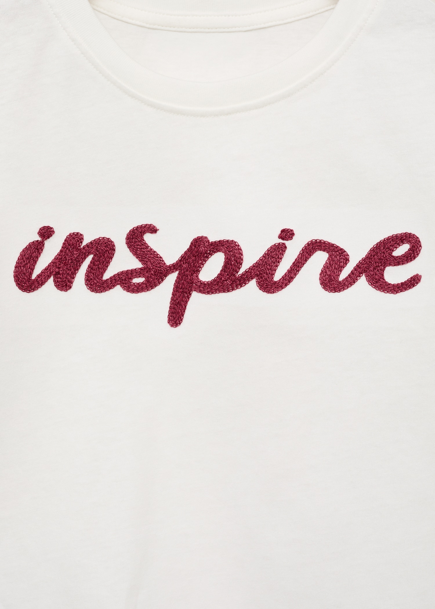 Embroidered cotton T-shirt - Details of the article 8