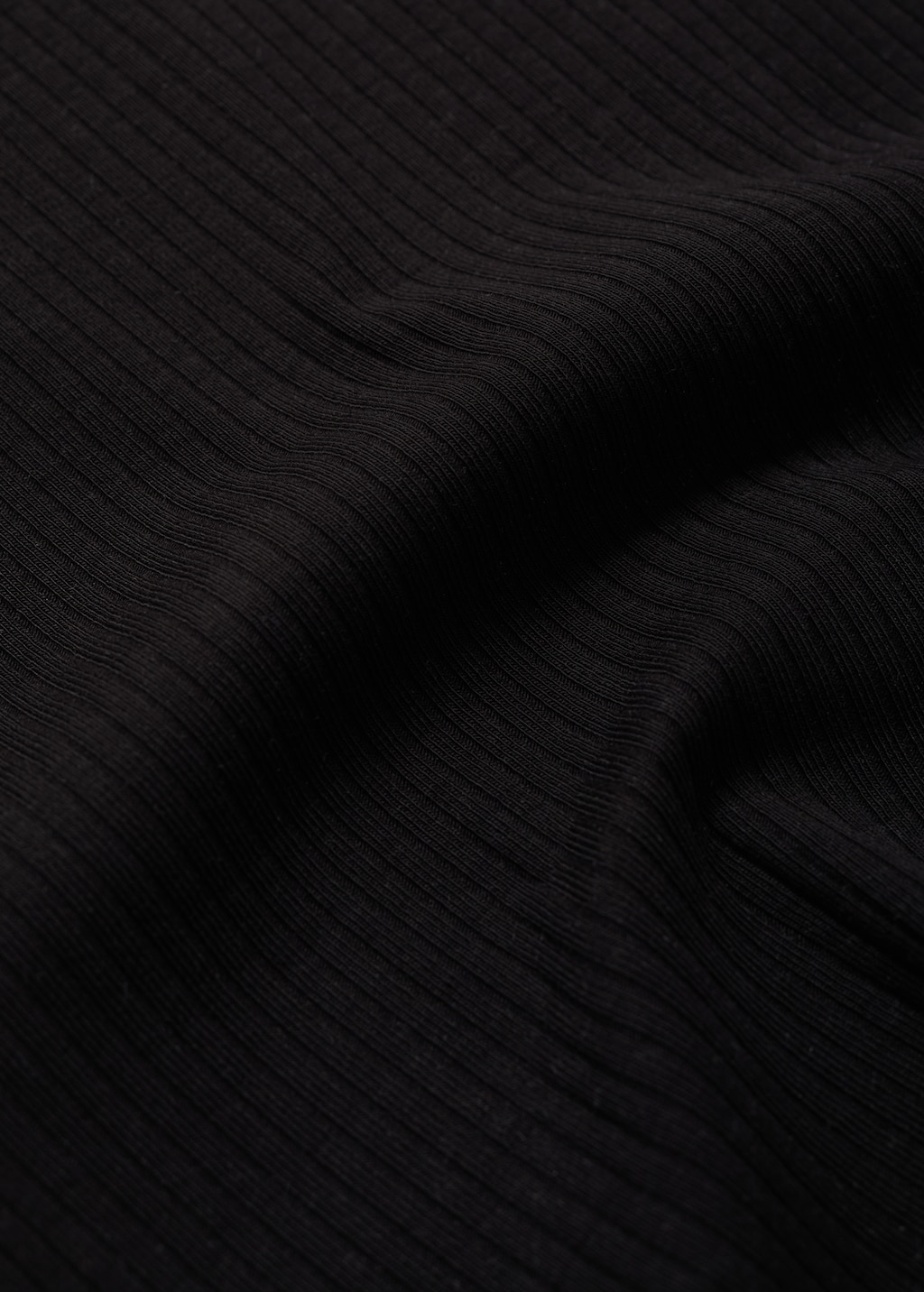 Ribbed cotton T-shirt