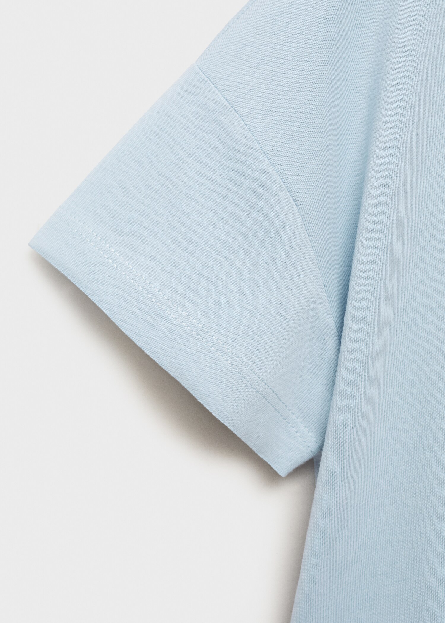 Geborduurd katoenen T-shirt - Detail van het artikel 0