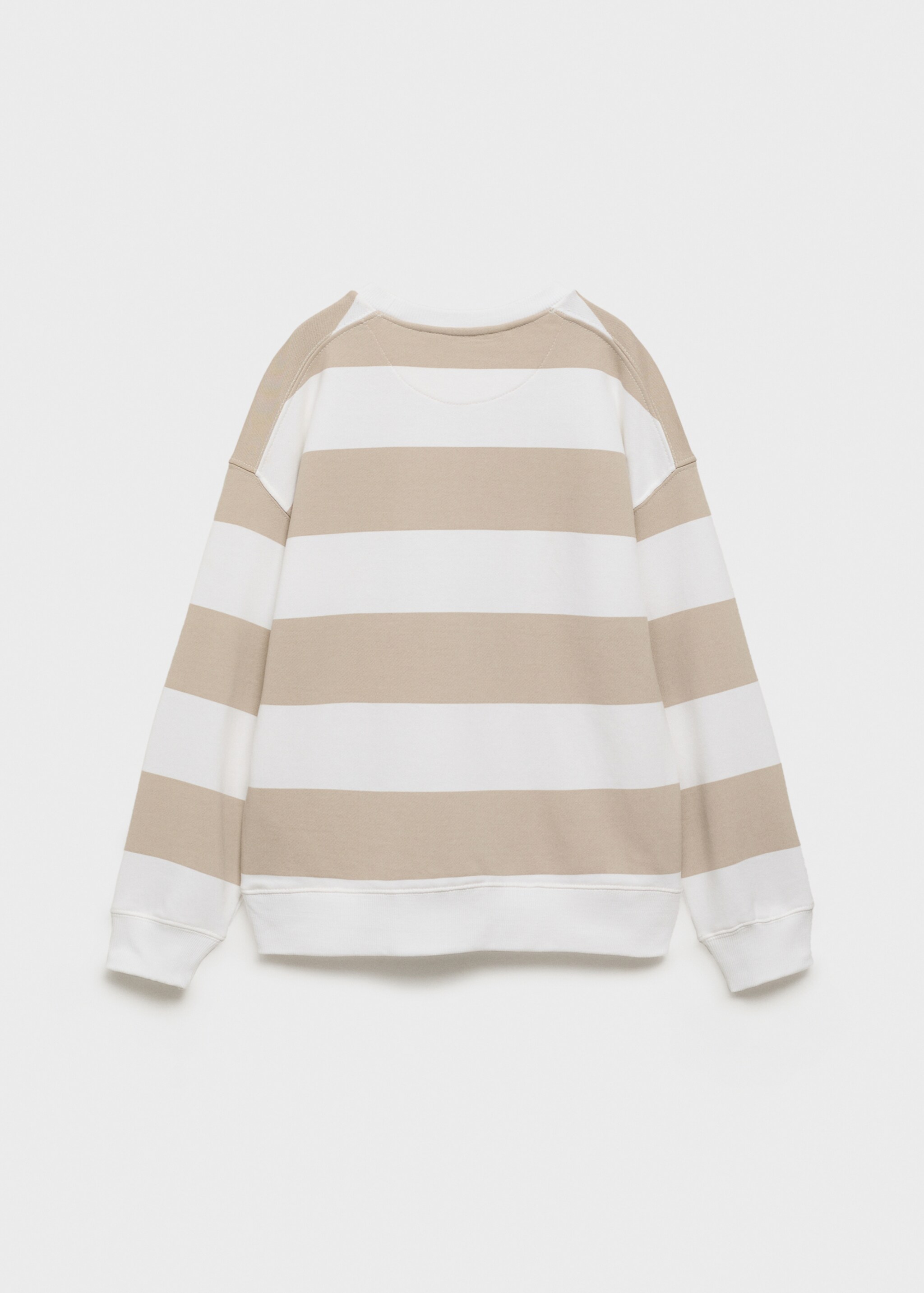 Sudadera algodón rayas - Reverso del artículo