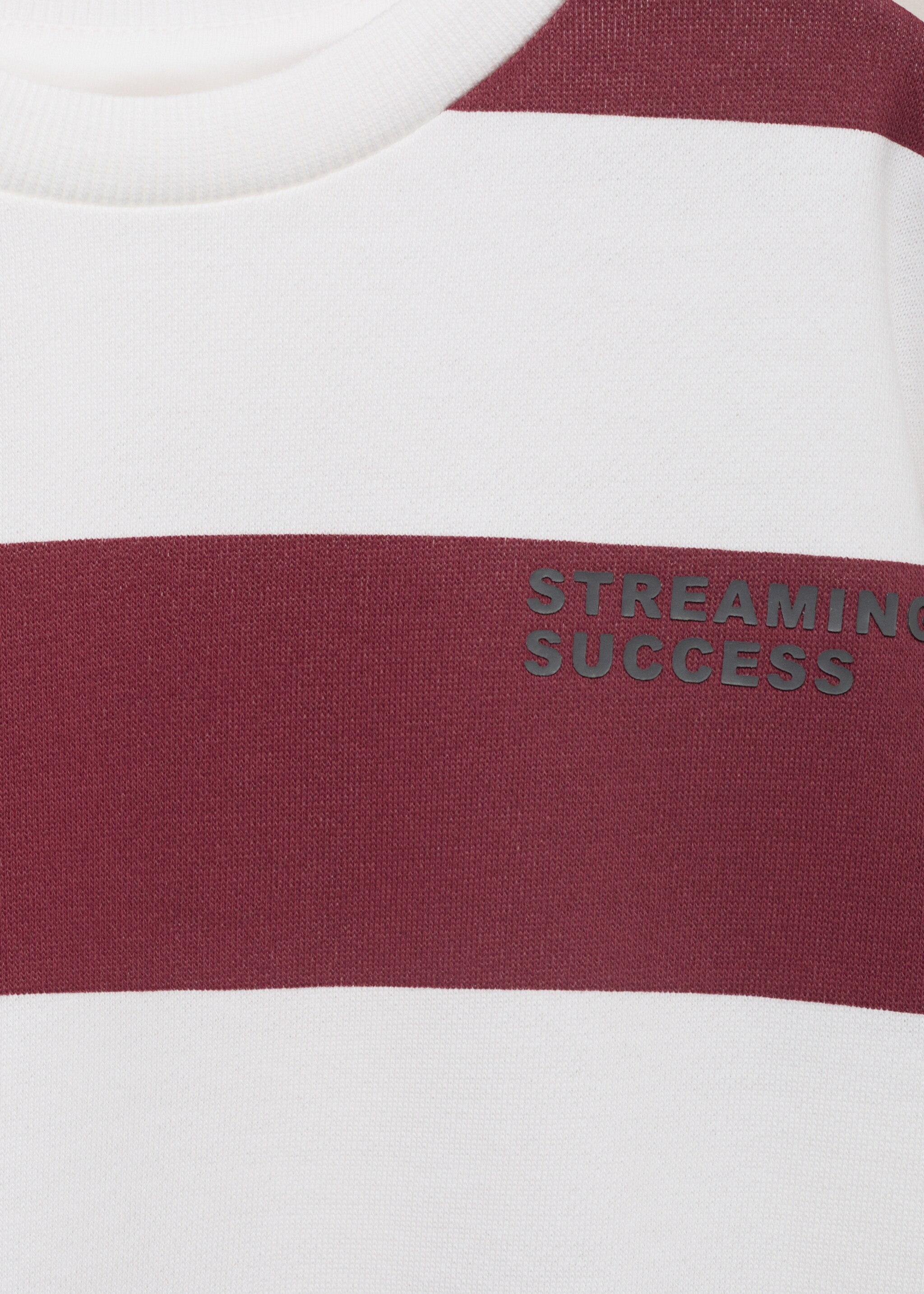 Sudadera algodón rayas - Detalle del artículo 8