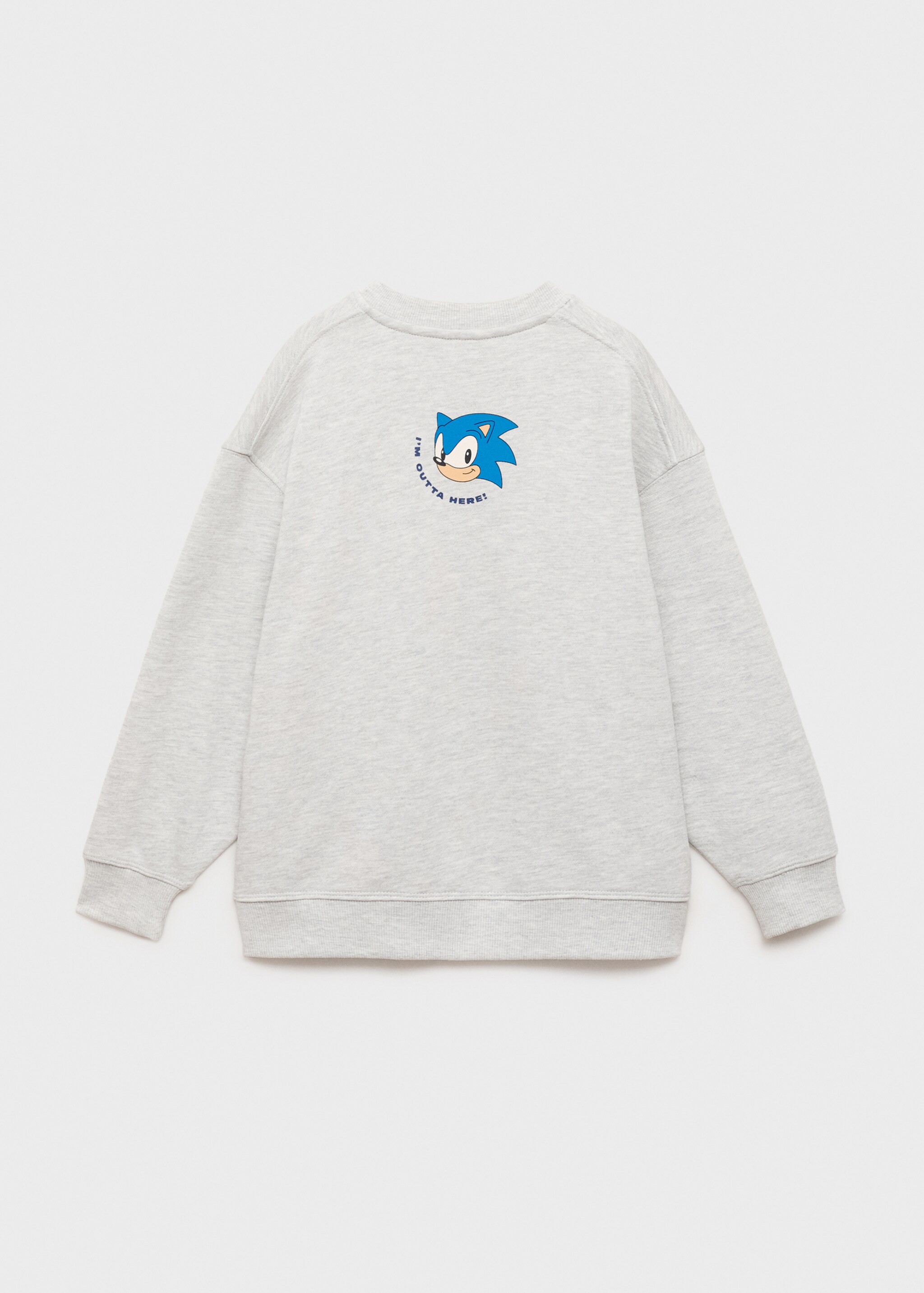 Sudadera sonicthe - Reverso del artículo