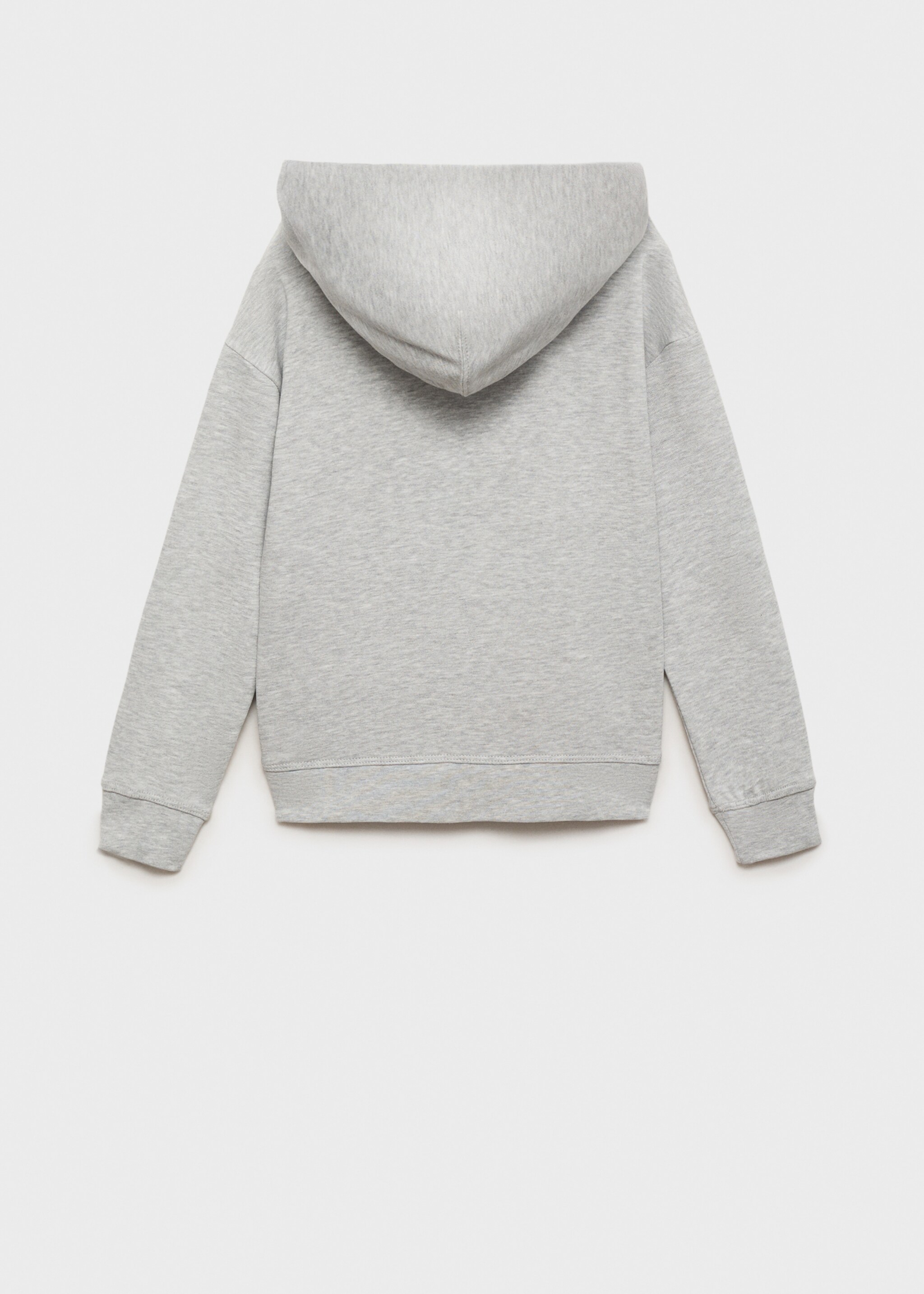 Zipped hoodie - Reverse of the article