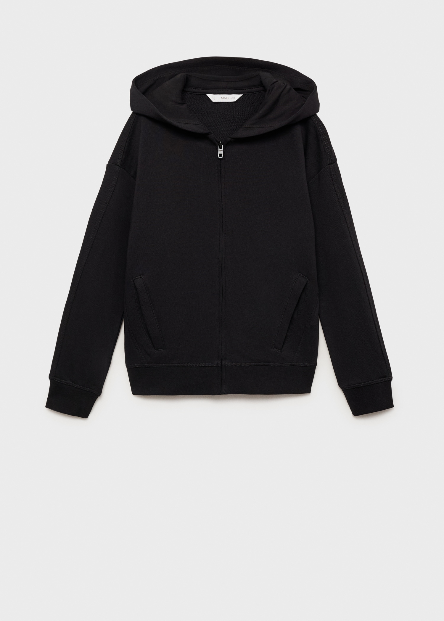 Sweat-shirt zippé à capuche - Article sans modèle