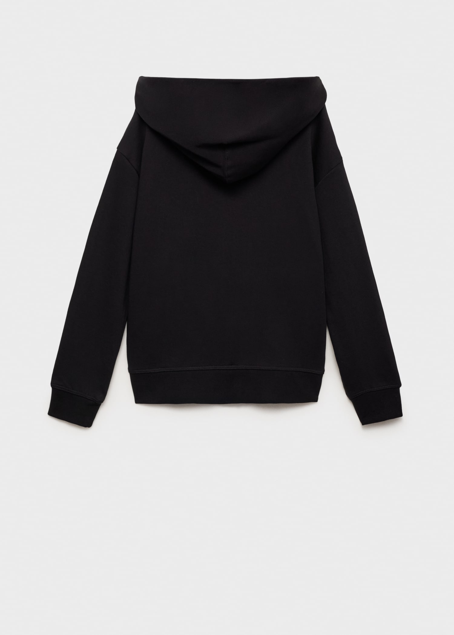 Sweat-shirt zippé à capuche - Verso de l’article