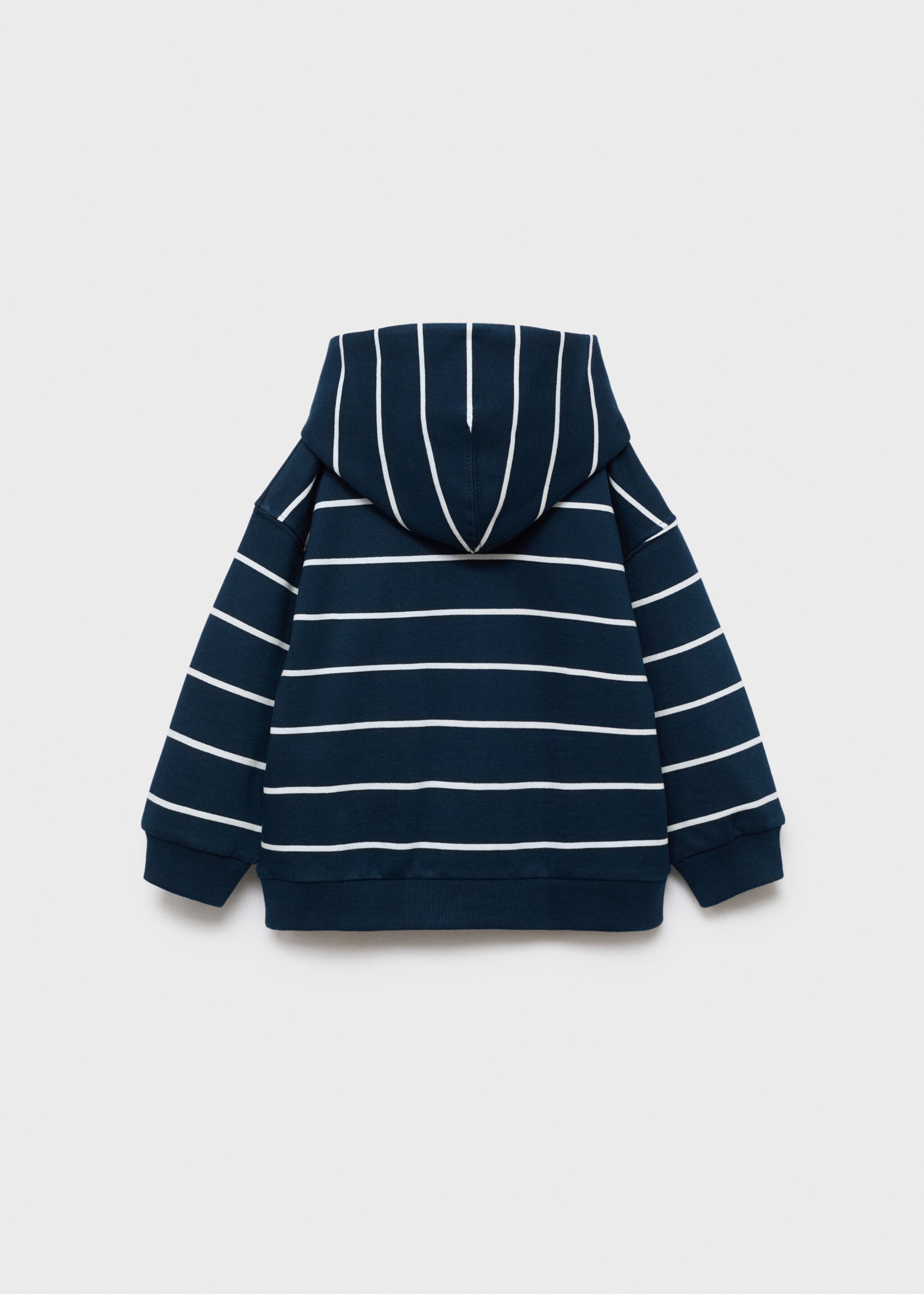 Sudadera rayas capucha - Reverso del artículo