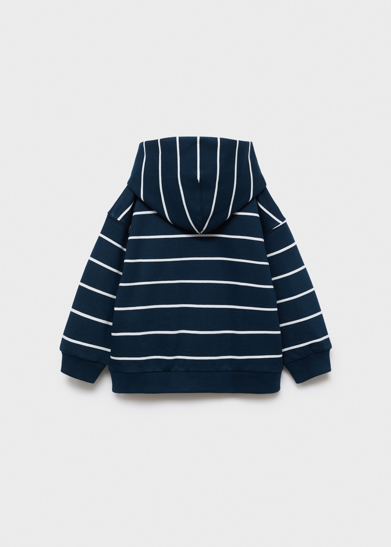 Sudadera rayas capucha - Reverso del artículo