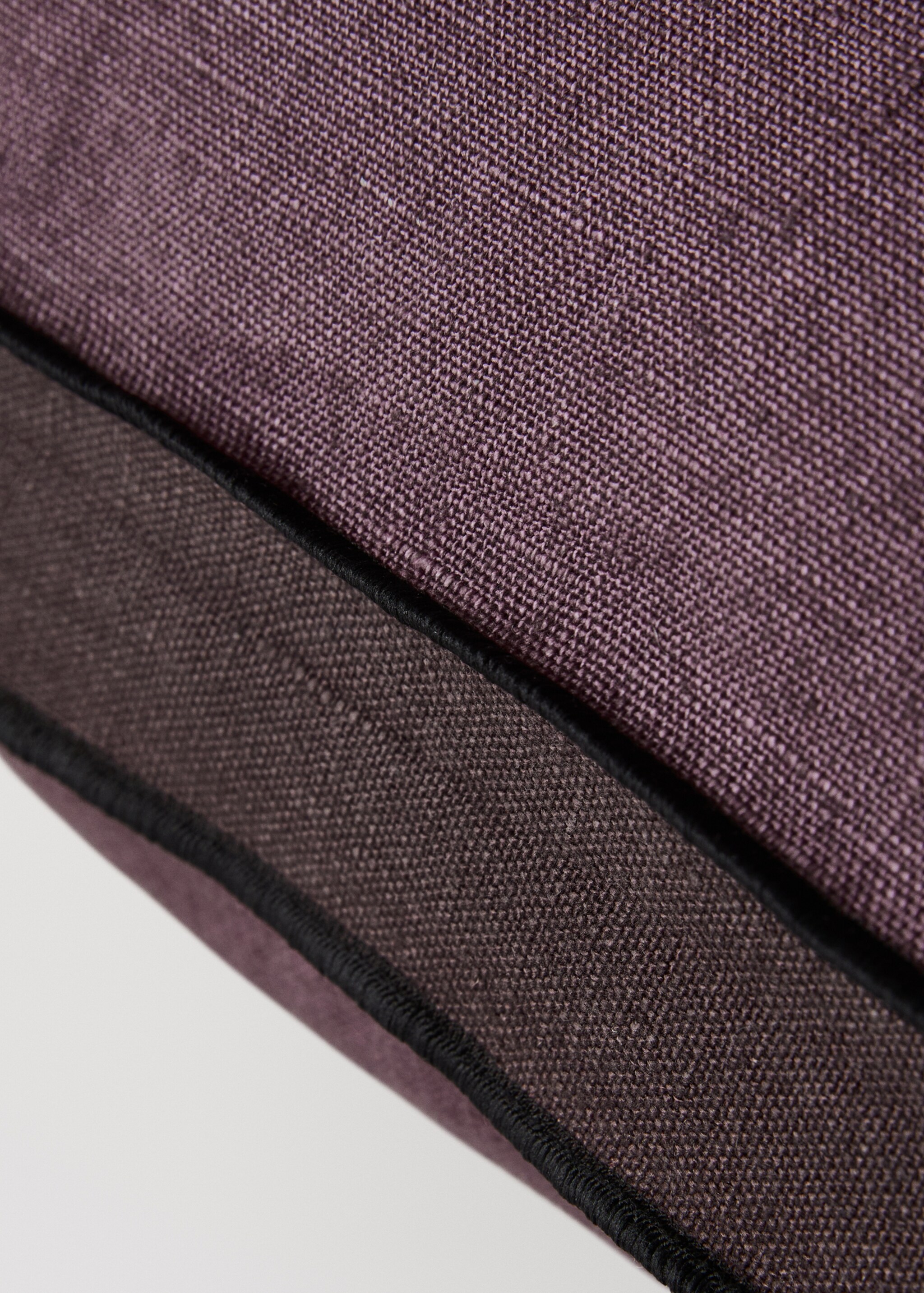 Linen cushion cover bicolour 40x60 cm - Details of the article 2