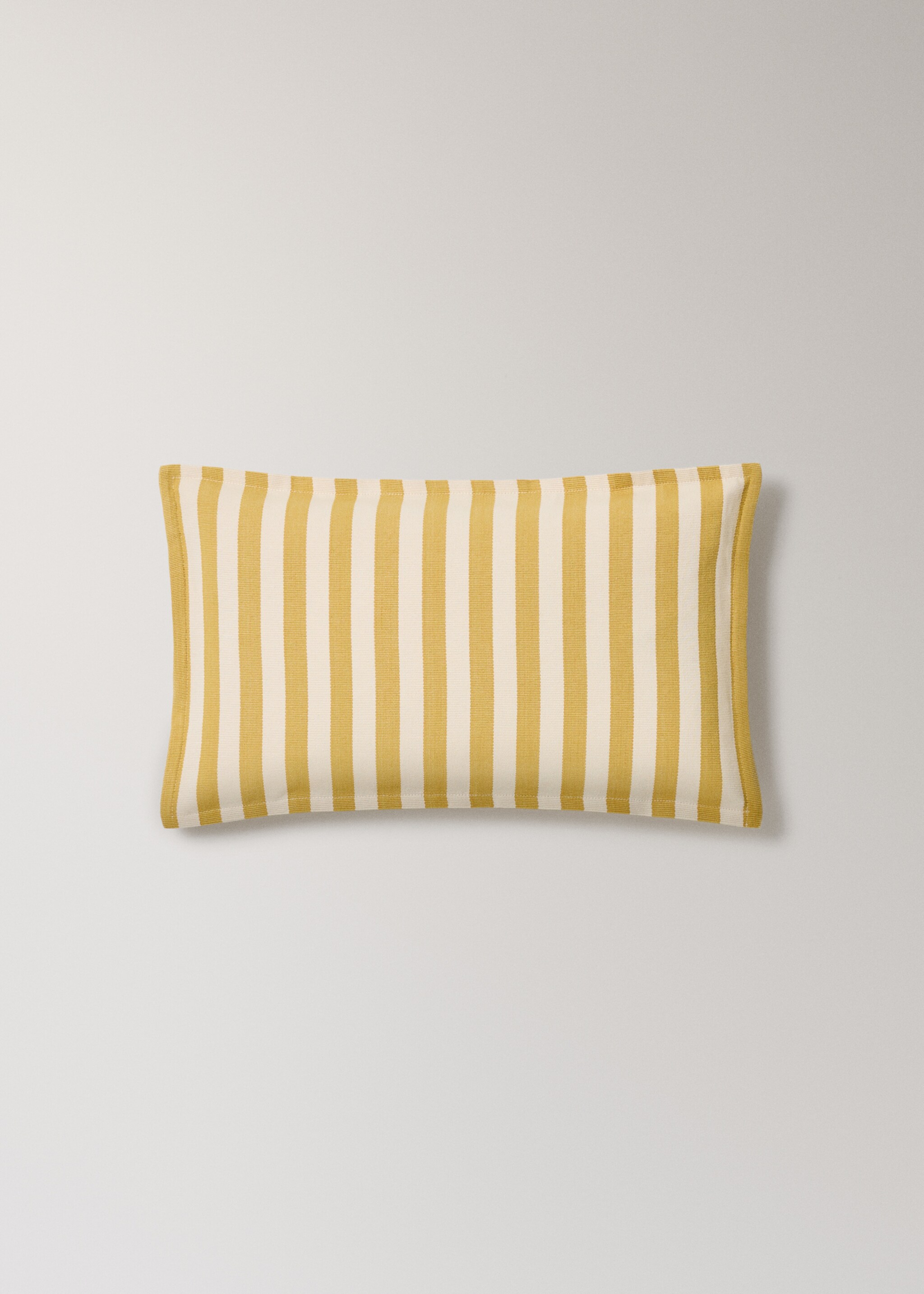 Cotton two-tone cushion cover with woven stripes 30x50 cm - Article without model