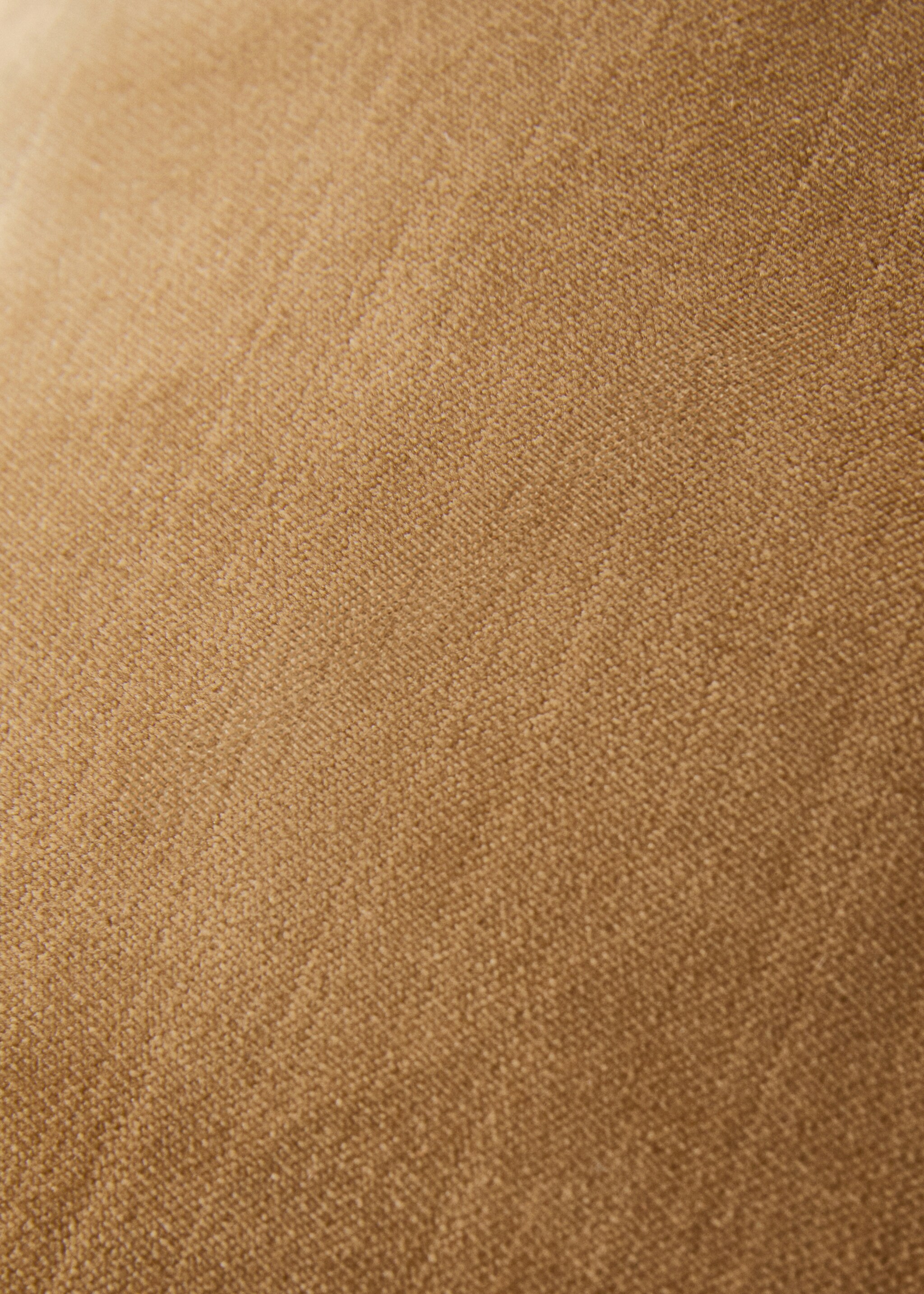 Velvet cushion cover 30x50 cm - Details of the article 4, Light/Pastel Brown. Ref: 17003321-00.