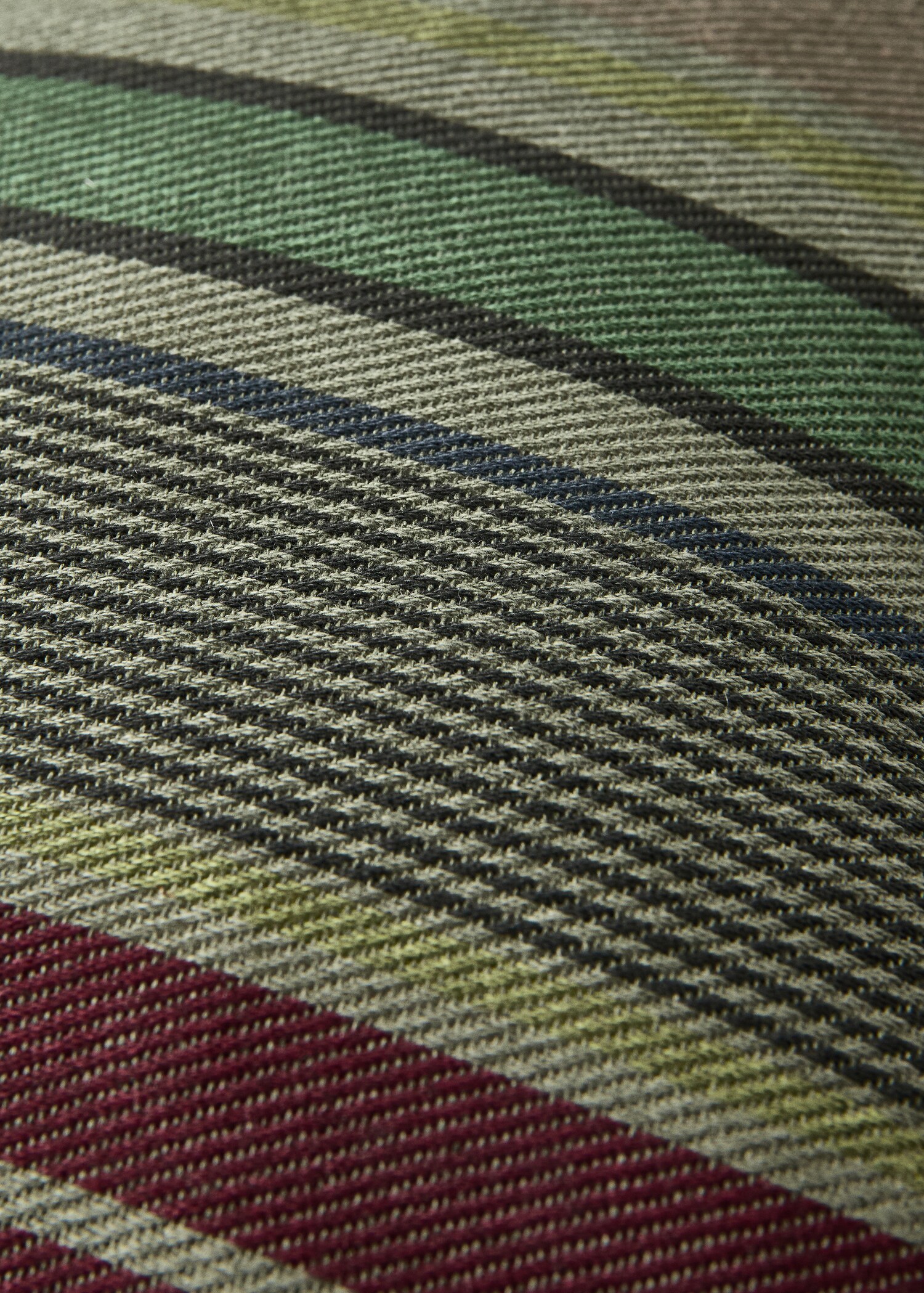 Κάλυμμα μαξιλαριού βαμβακερό overdyed με ρίγες 45x45 cm - Λεπτομέρεια του προϊόντος 4