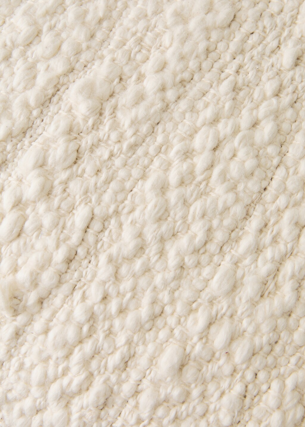 Structured cotton cushion cover 50x50 cm