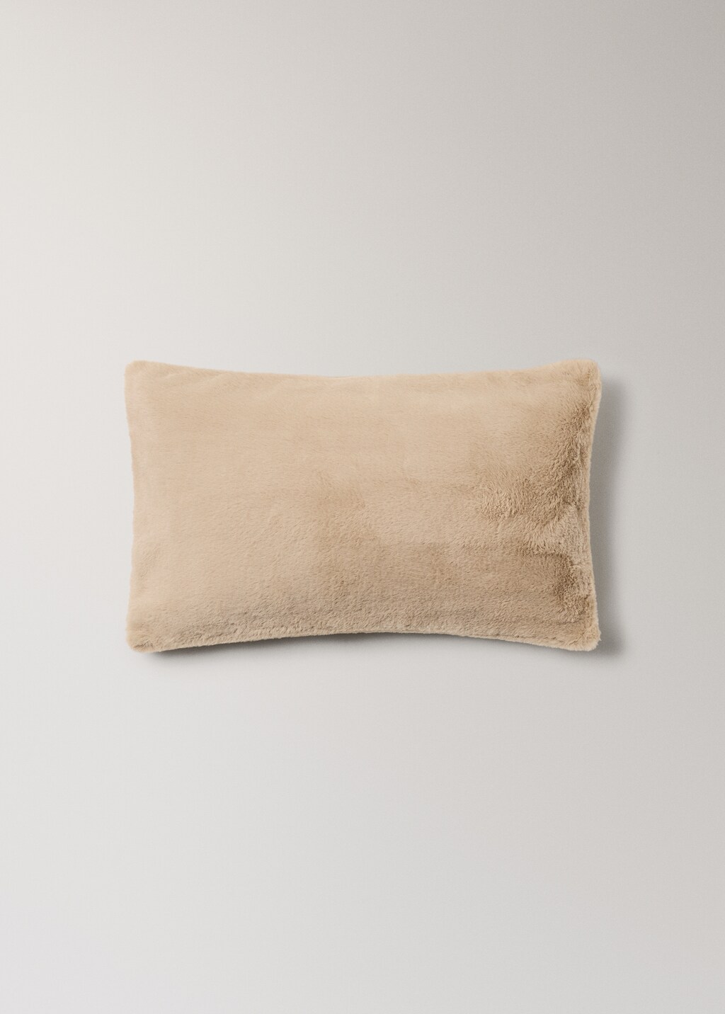Faux-fur textured cushion cover 30x50 cm