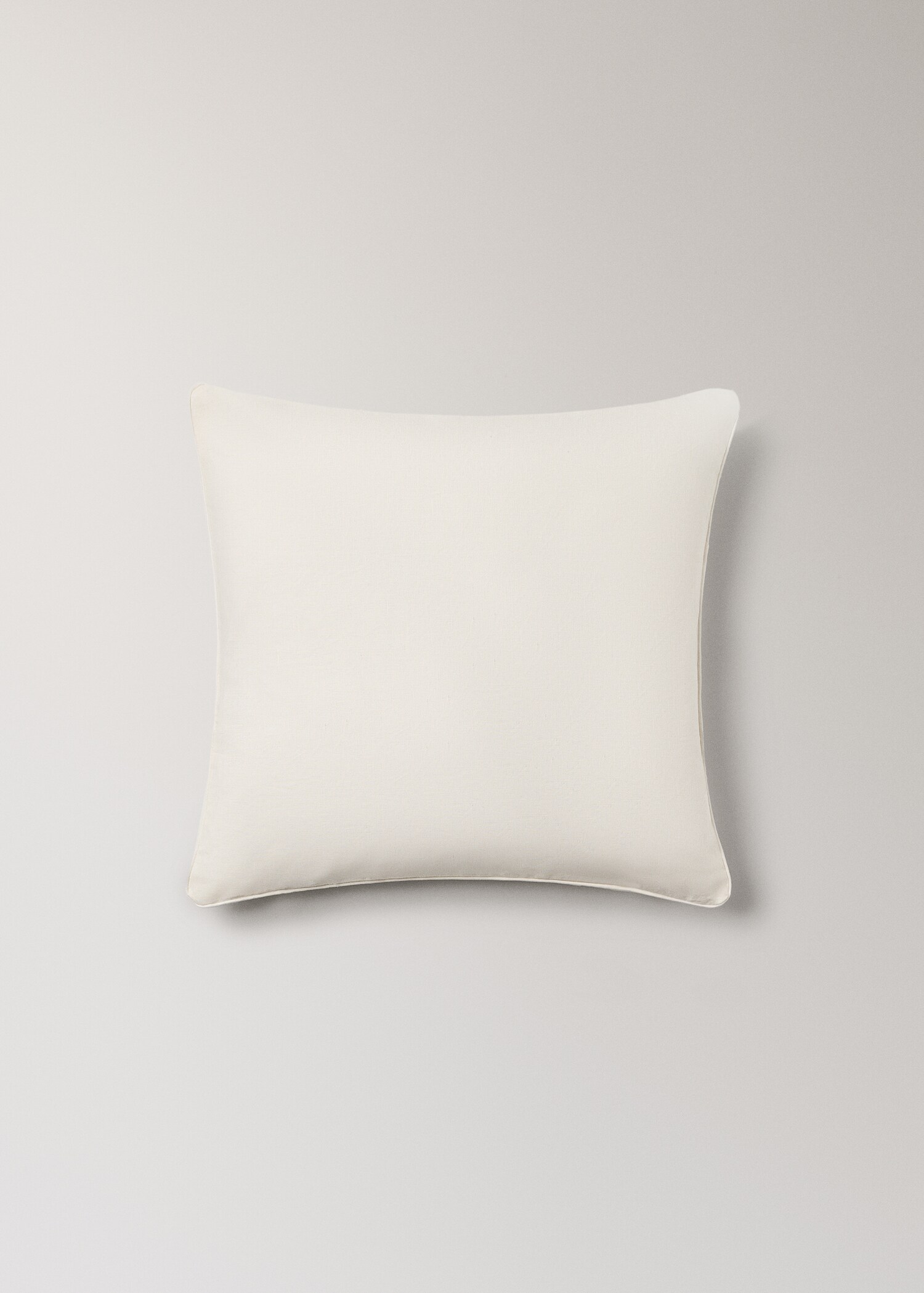 Cotton linen embroidered cushion cover 50x50 cm - Details of the article 1