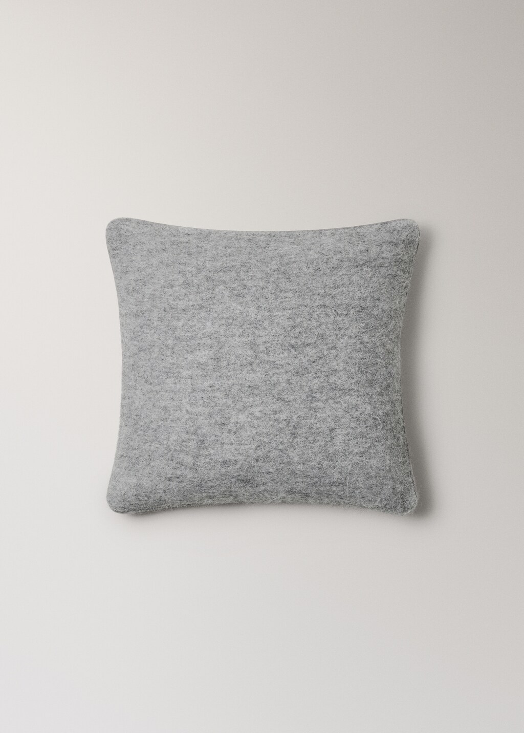 Carded-effect cushion cover 50x50 cm