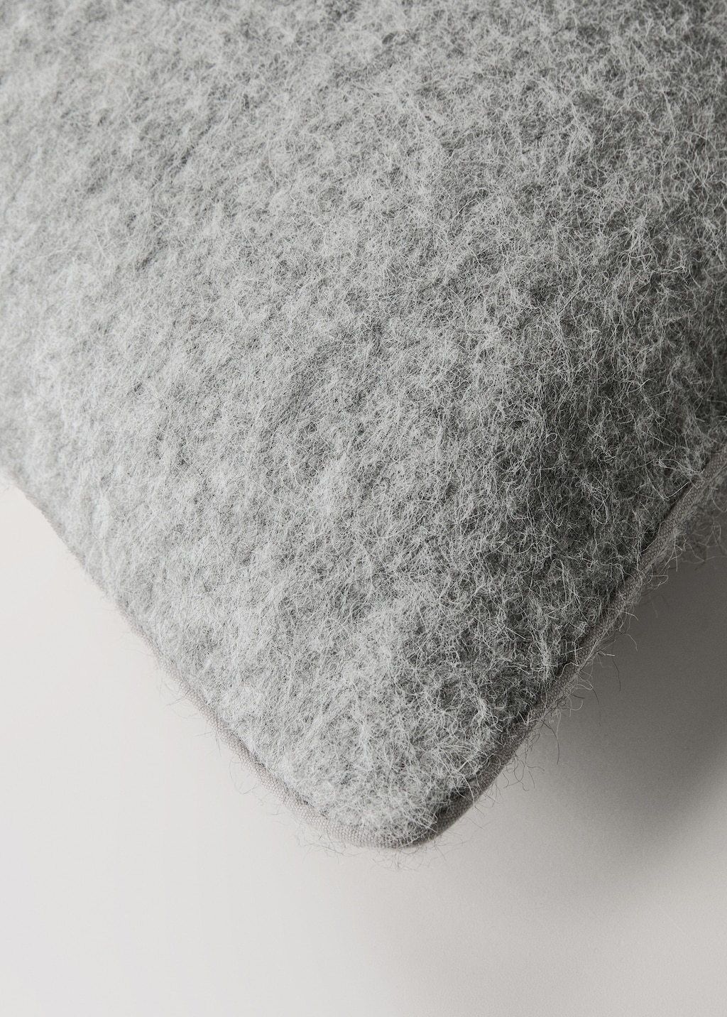 Carded-effect cushion cover 50x50 cm