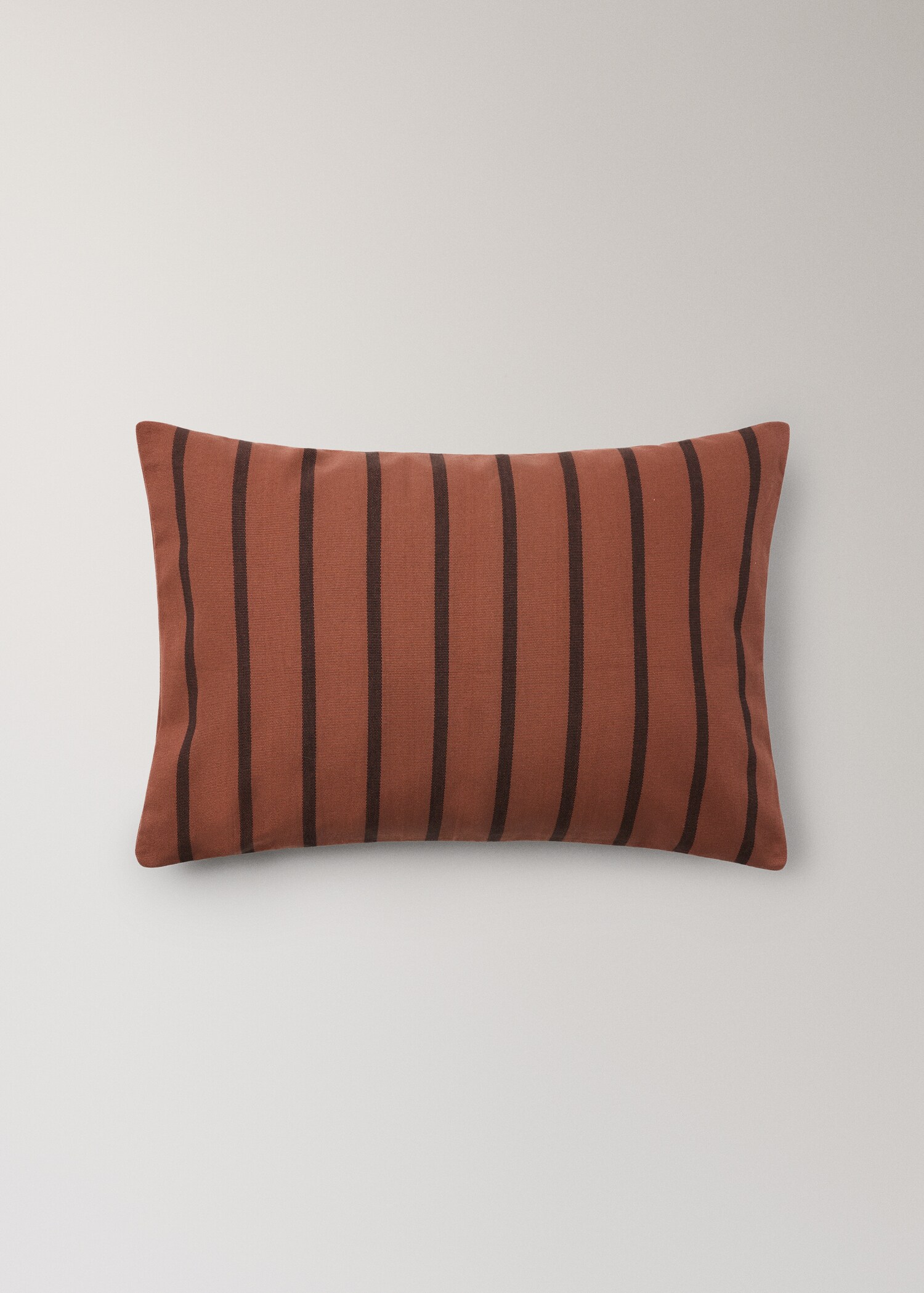 Cotton two-tone striped cushion cover 40x60 cm - Details of the article 1