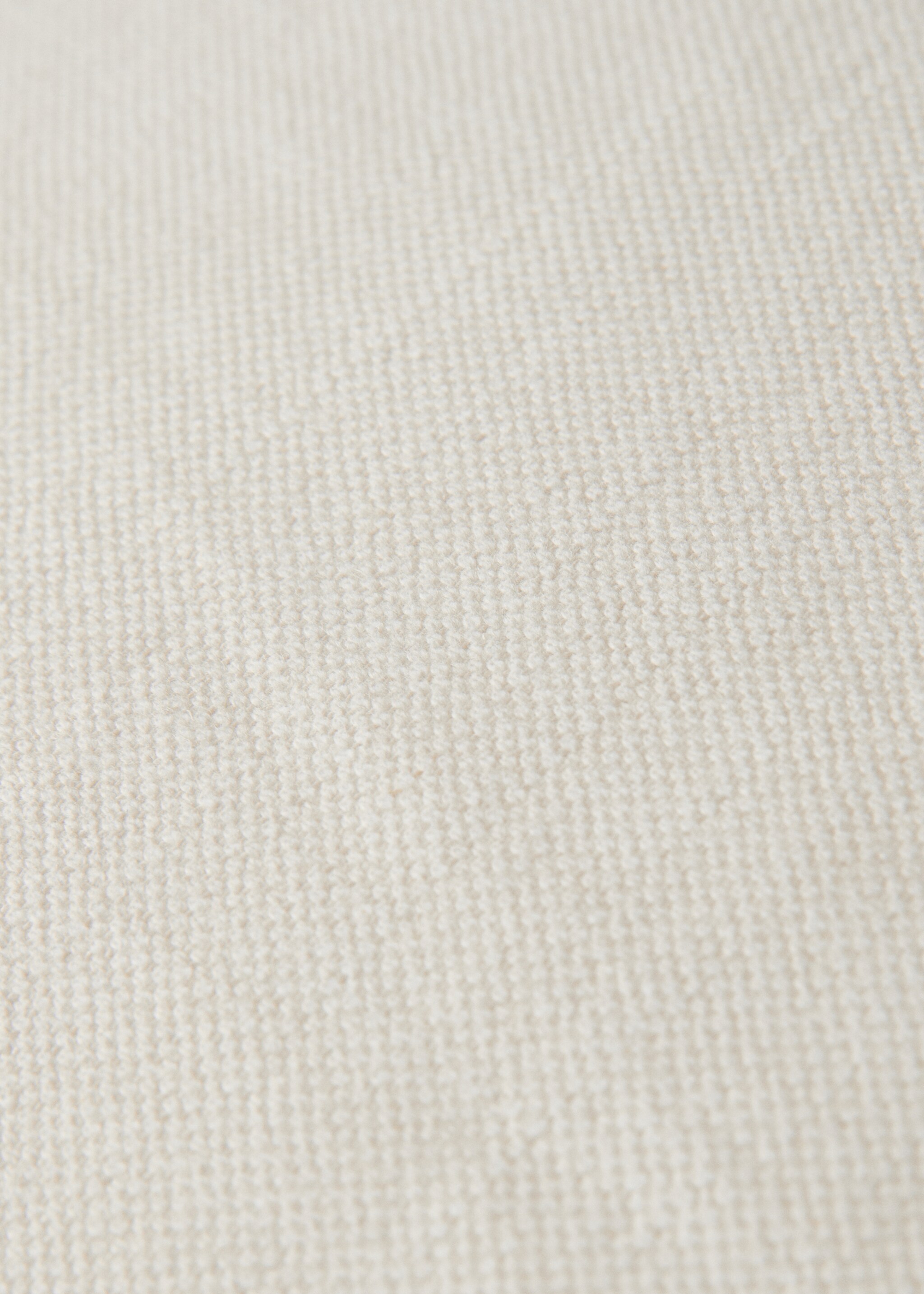 Housse de coussin coton et lin overlock languette 50x50 cm - Détail de l'article 4