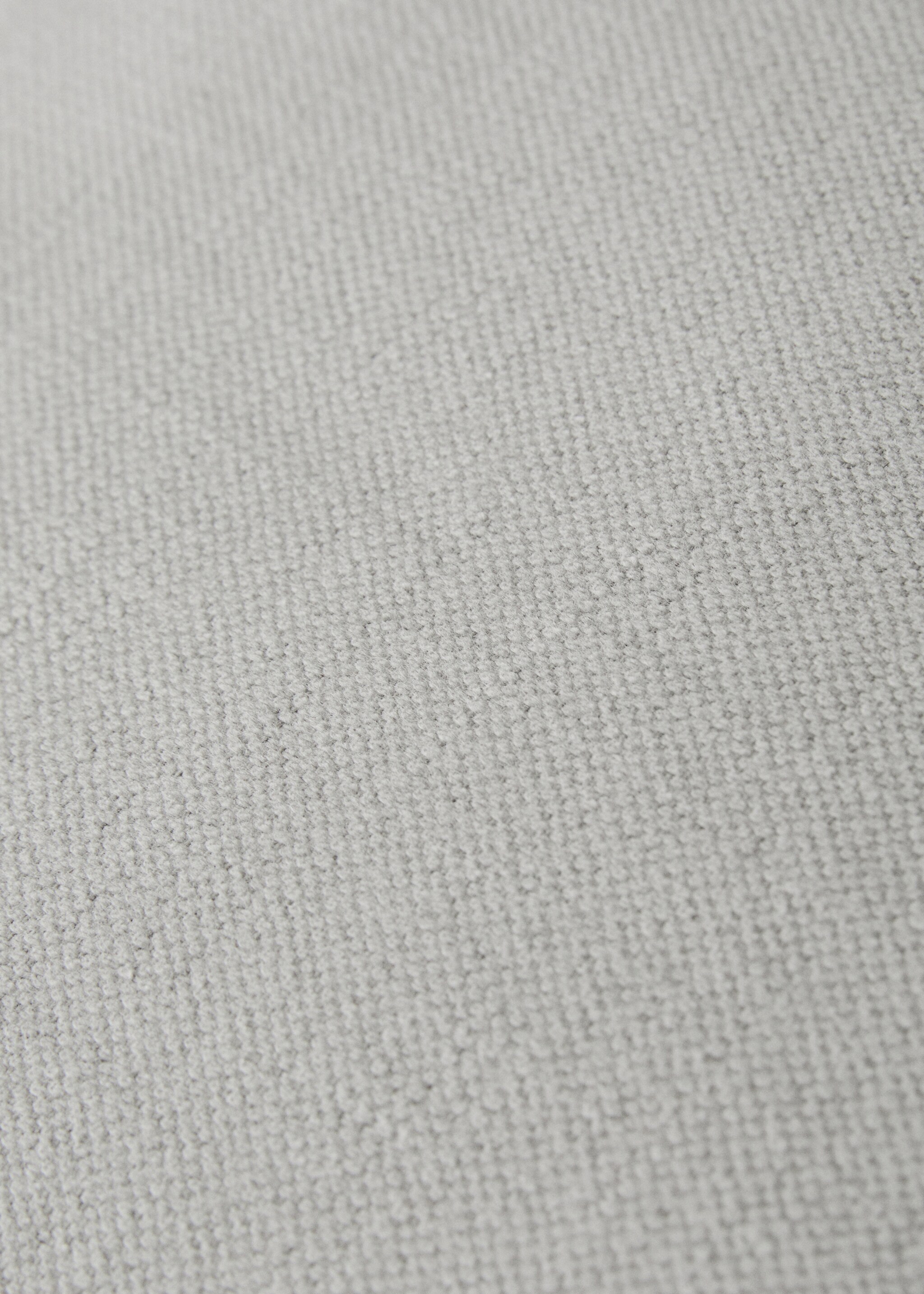 Cotton linen cushion cover with overlock tab 50x50 cm - Details of the article 4