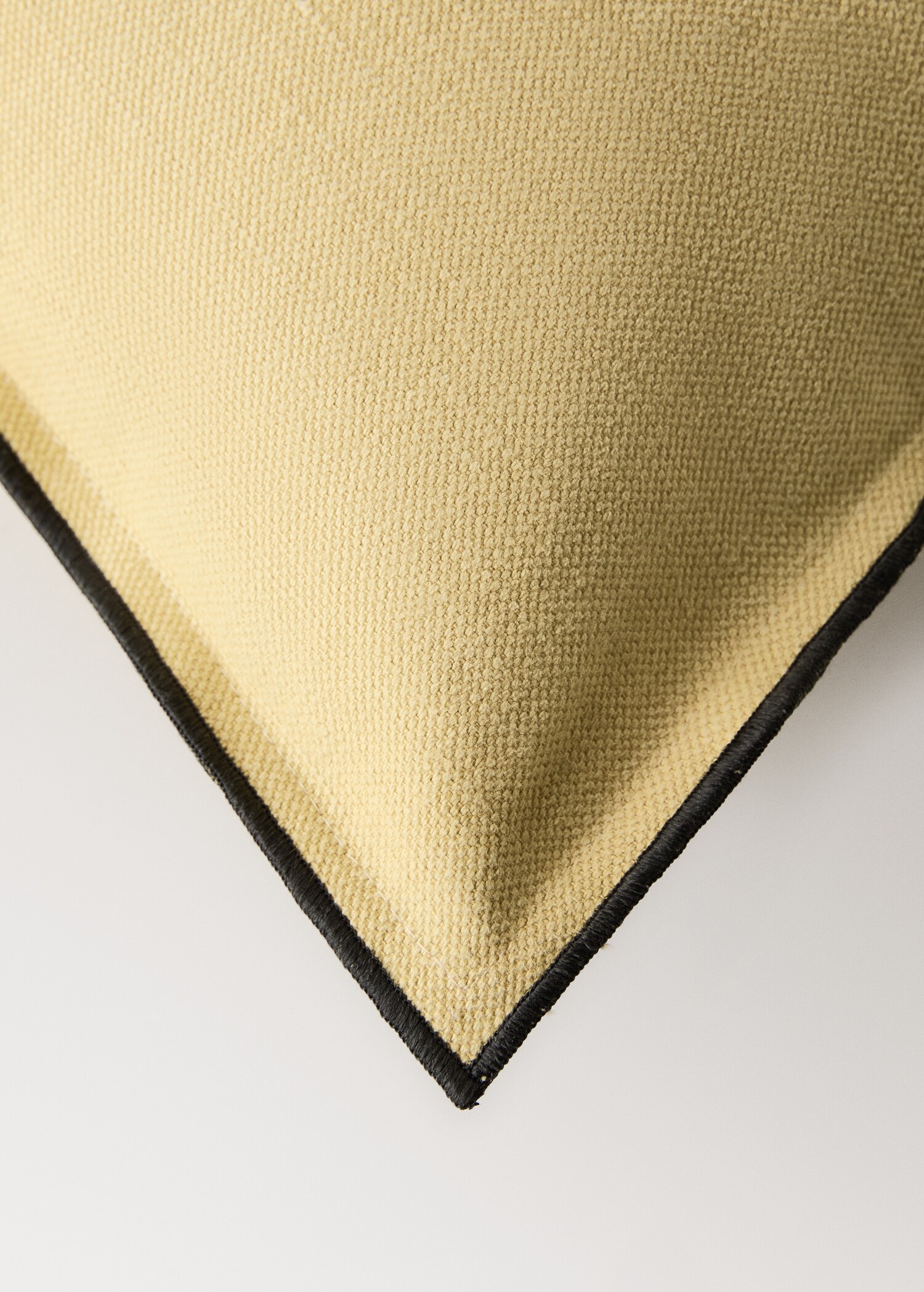 Kissenbezug aus Baumwolle und Leinen mit Overlock-Kante 40x60 cm - Detail des Artikels 2