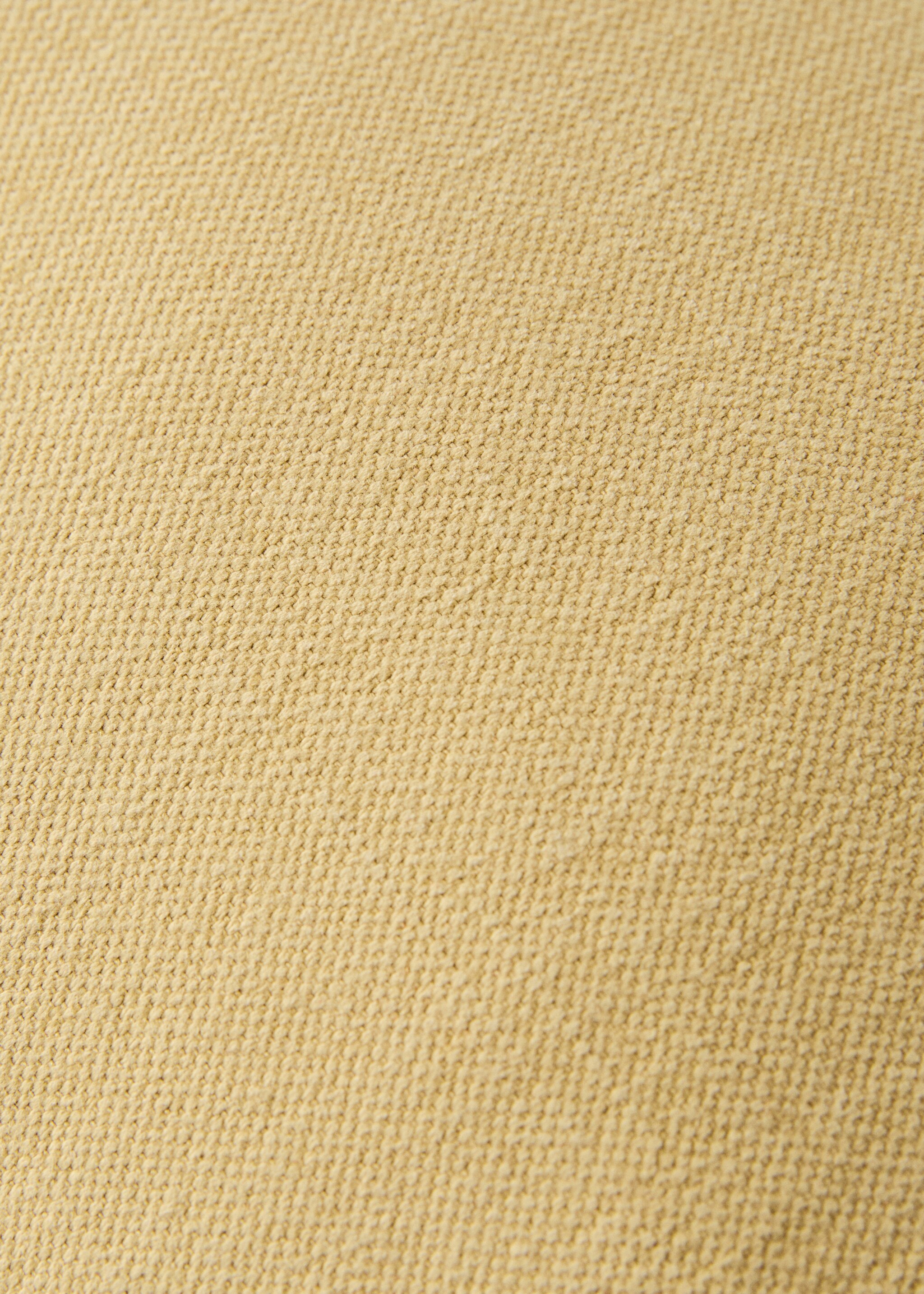 Funda cojín algodón lino overlock pestaña 40x60 cm - Detalle del artículo 3