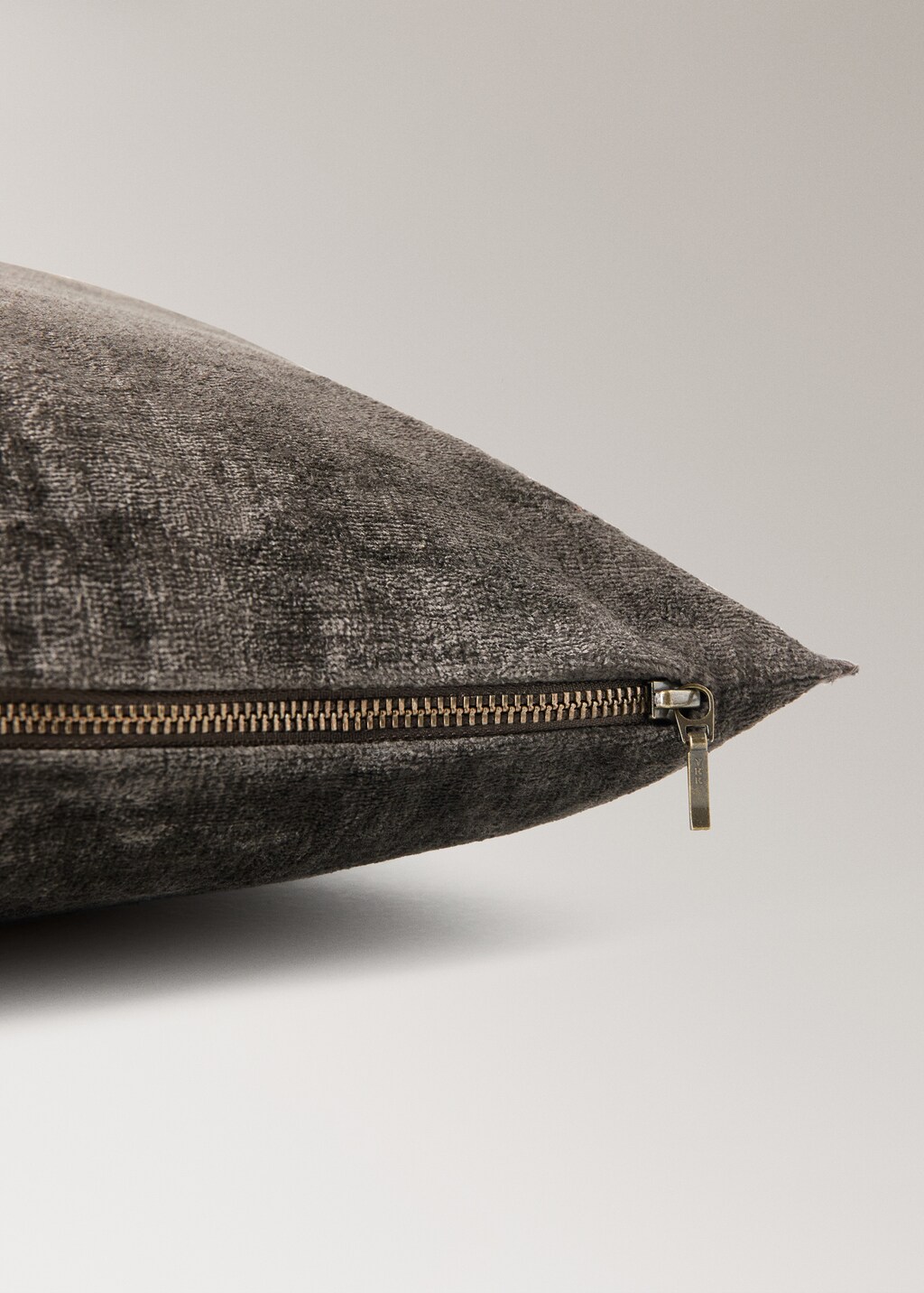 Velvet linen cushion cover 40x60 cm