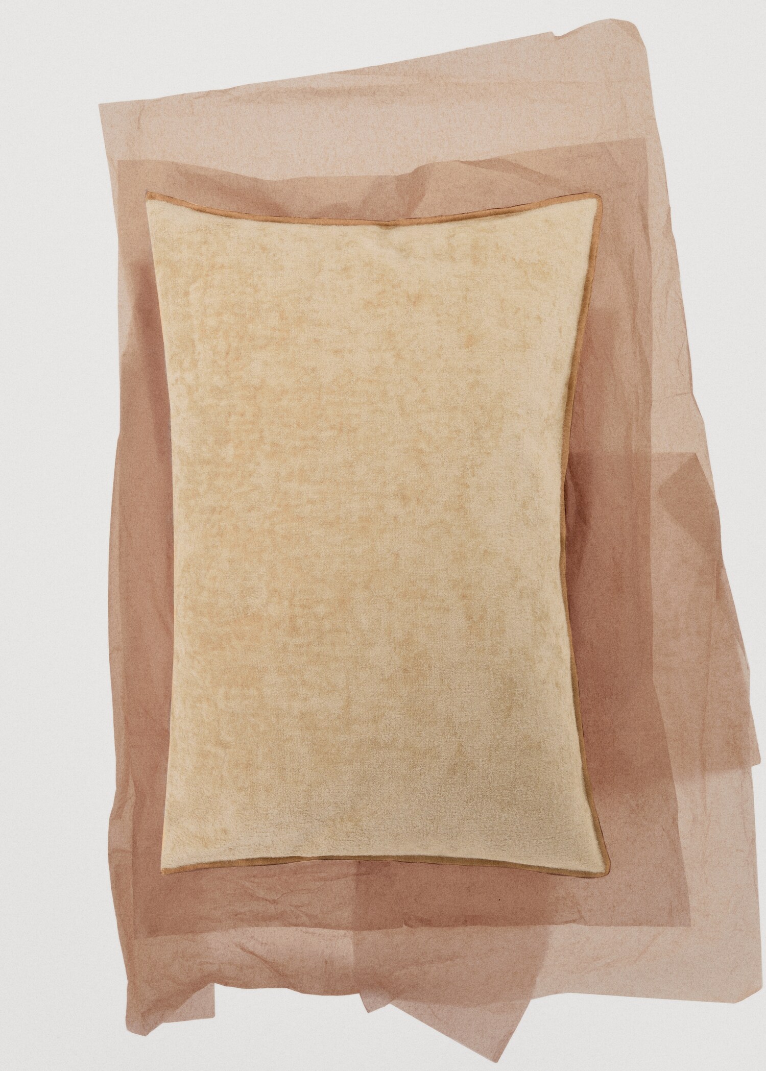 Velvet linen cushion cover 40x60 cm - Details of the article 7